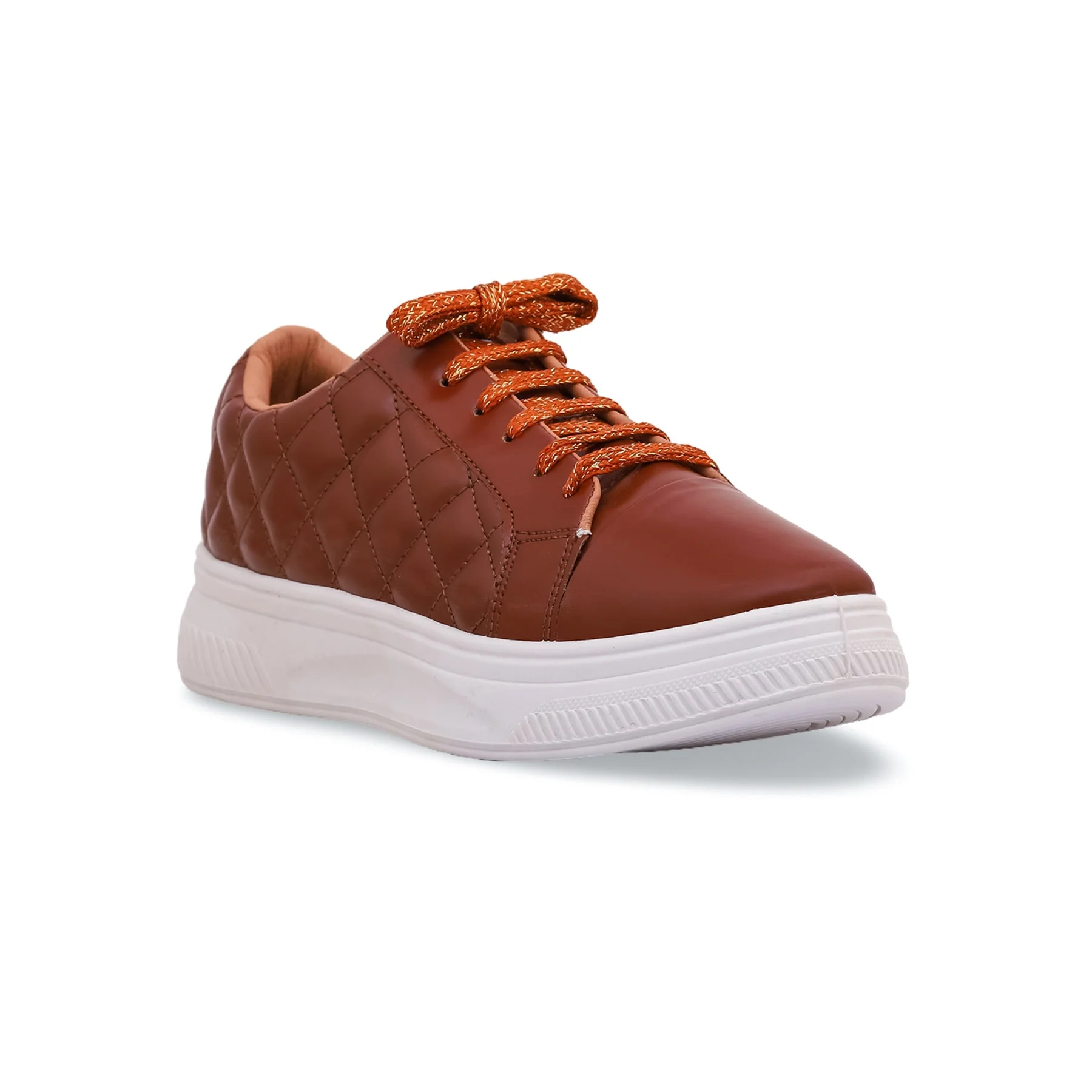 Women Brown Casual Sneaker AT7304 - Image 2
