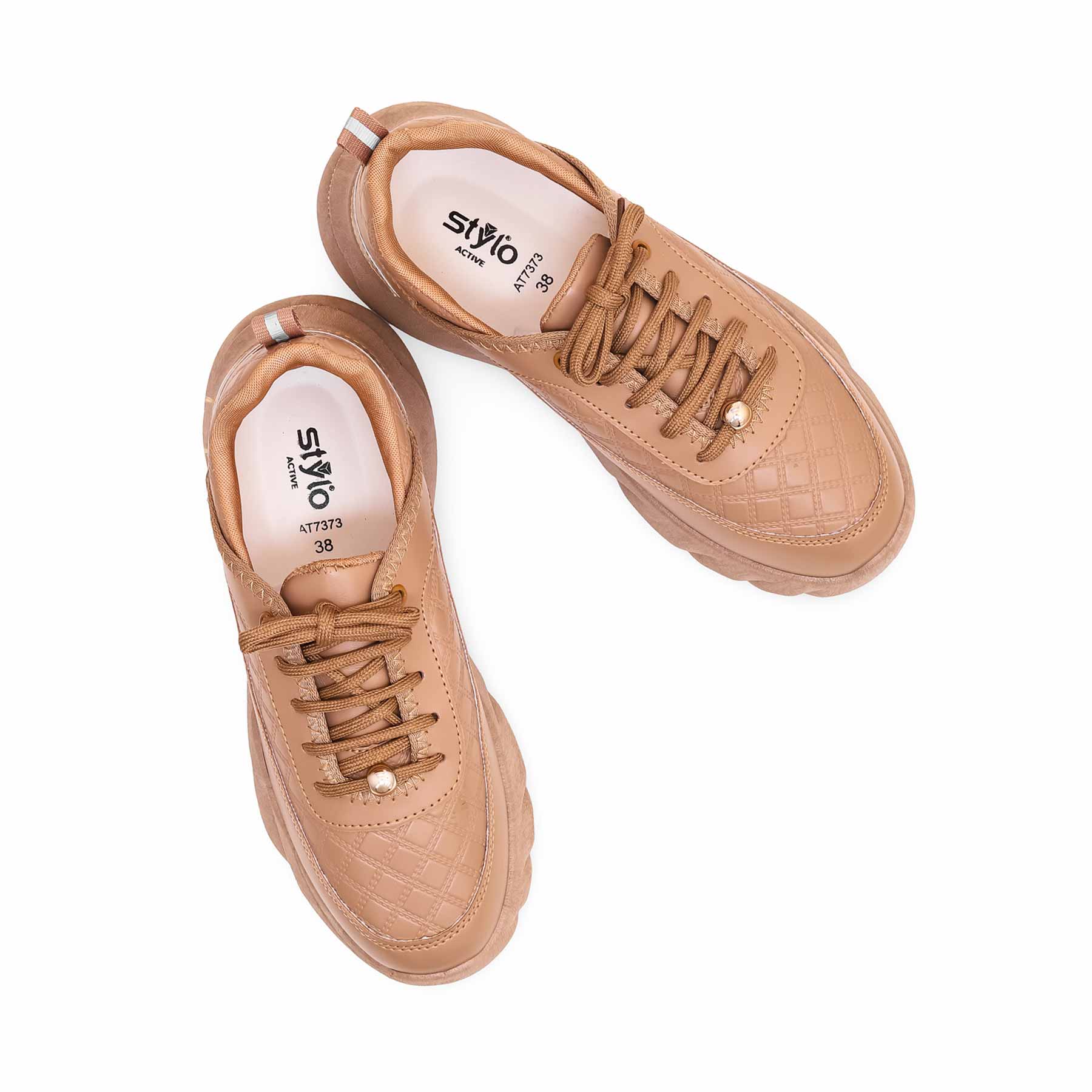 Brown Casual Sneaker AT7373 - Image 5