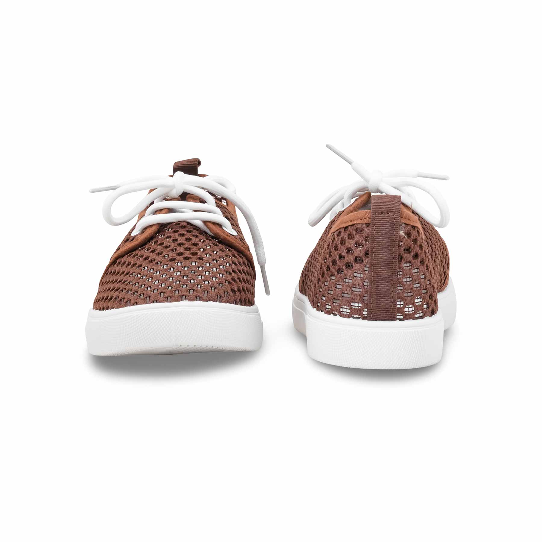 Brown Casual Sneaker For Women AT7482 - Image 4