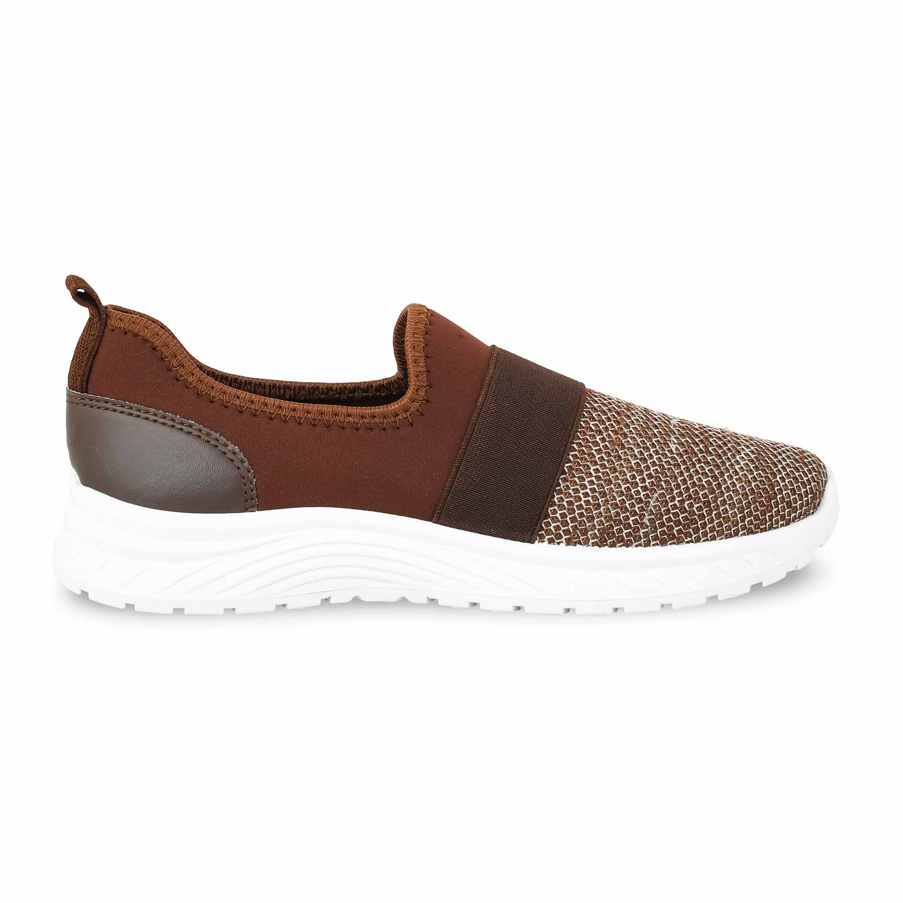 Brown Casual Sneaker For Women AT9098 - Image 3