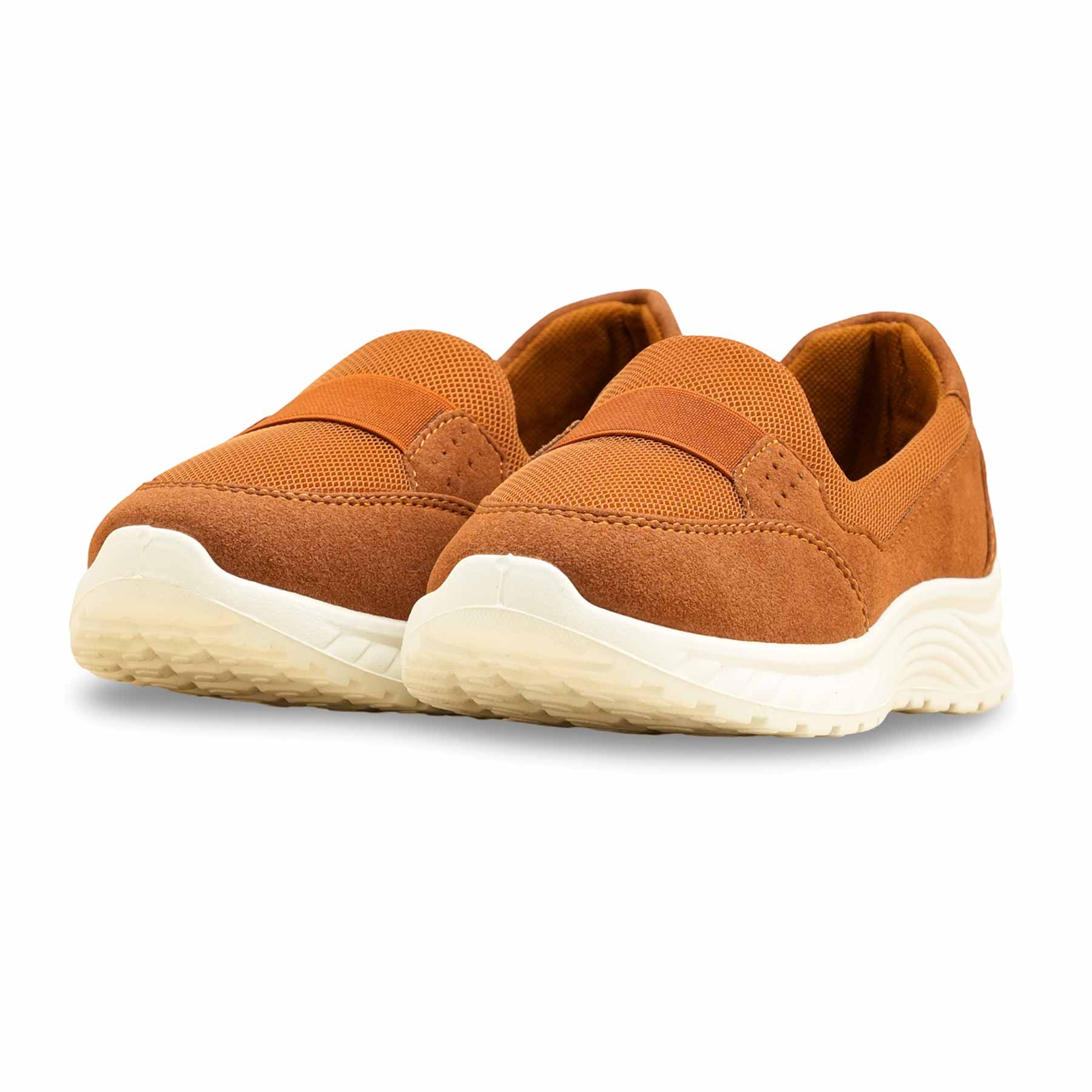Brown Casual Sneaker For Women AT9104 - Image 3