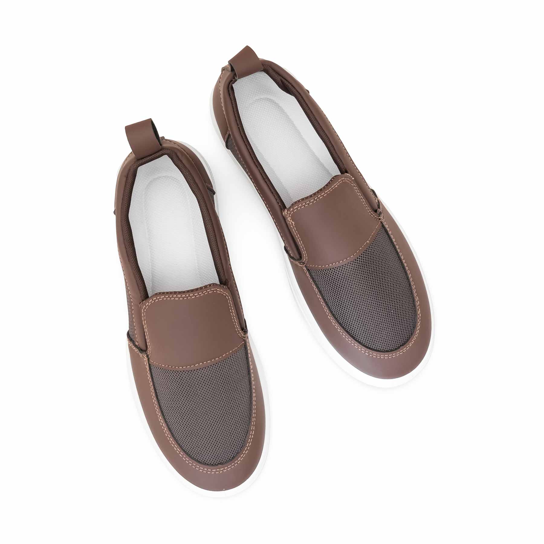 Brown Casual Sneaker For Women AT9110 - Image 5