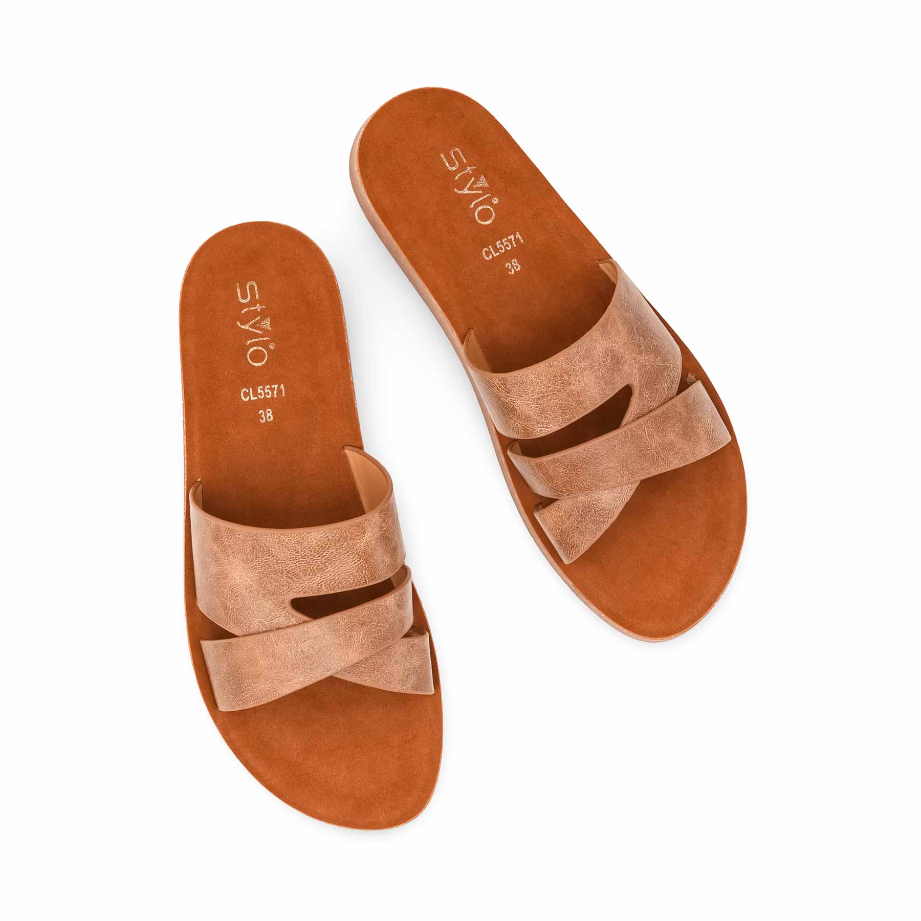 Brown Casual Softy For Ladies CL5571 - Image 5
