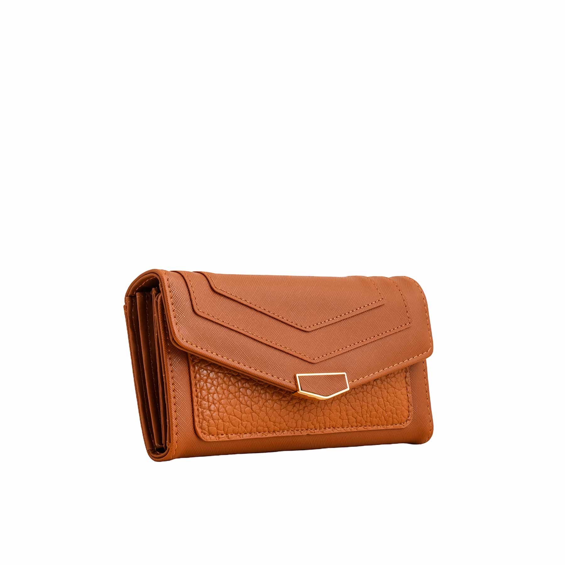 Brown Casual Wallet For Women P70980 - Image 3