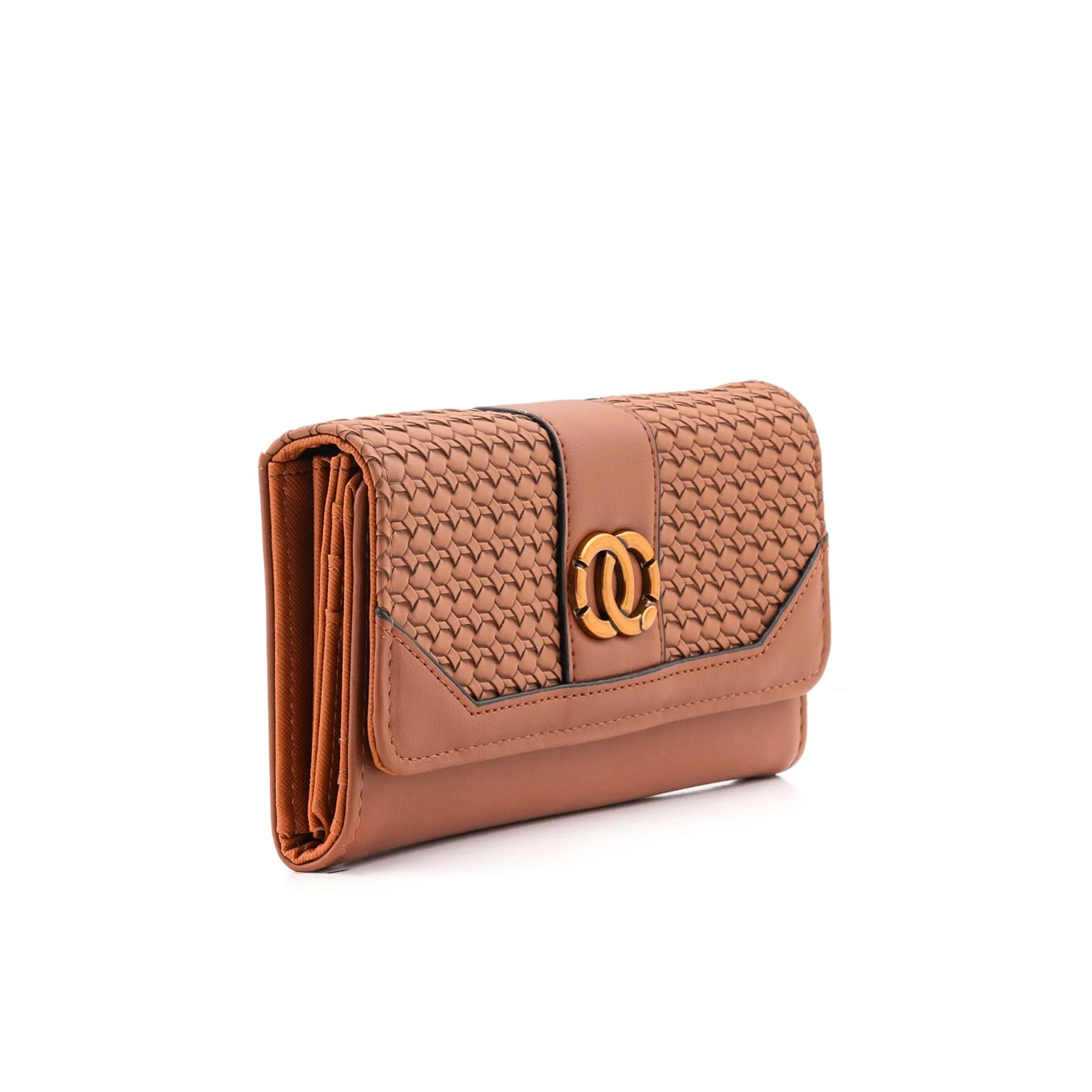 Brown Casual Wallet For Women P71129 - Image 3