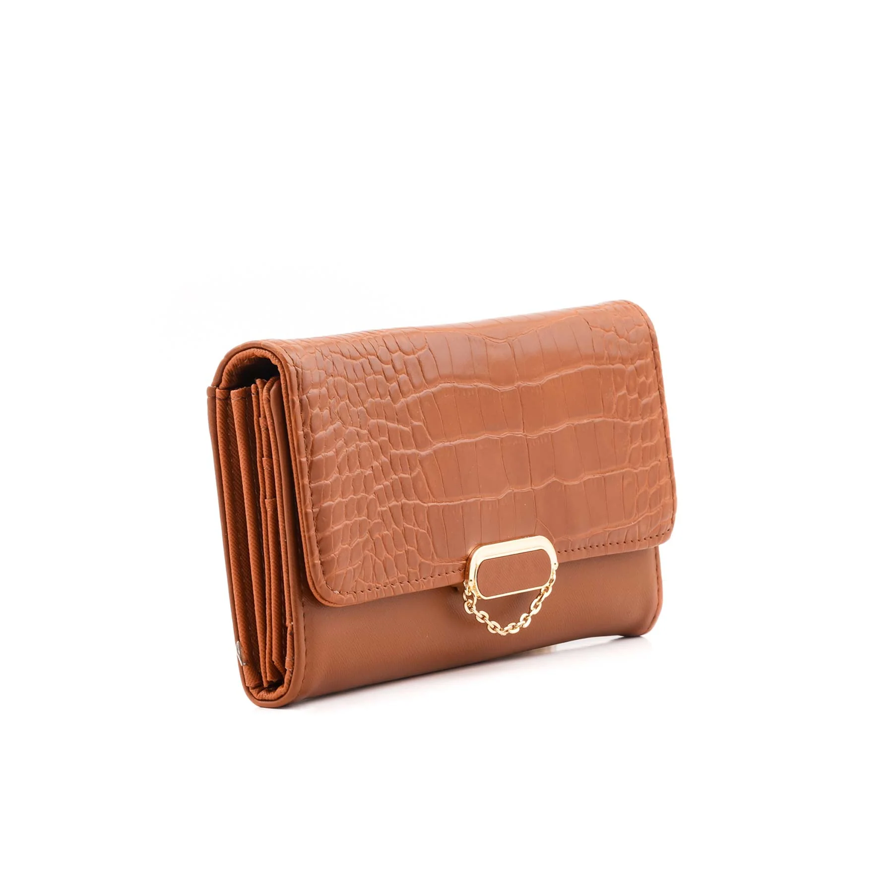 Brown Casual Wallet For Women P71130 - Image 3