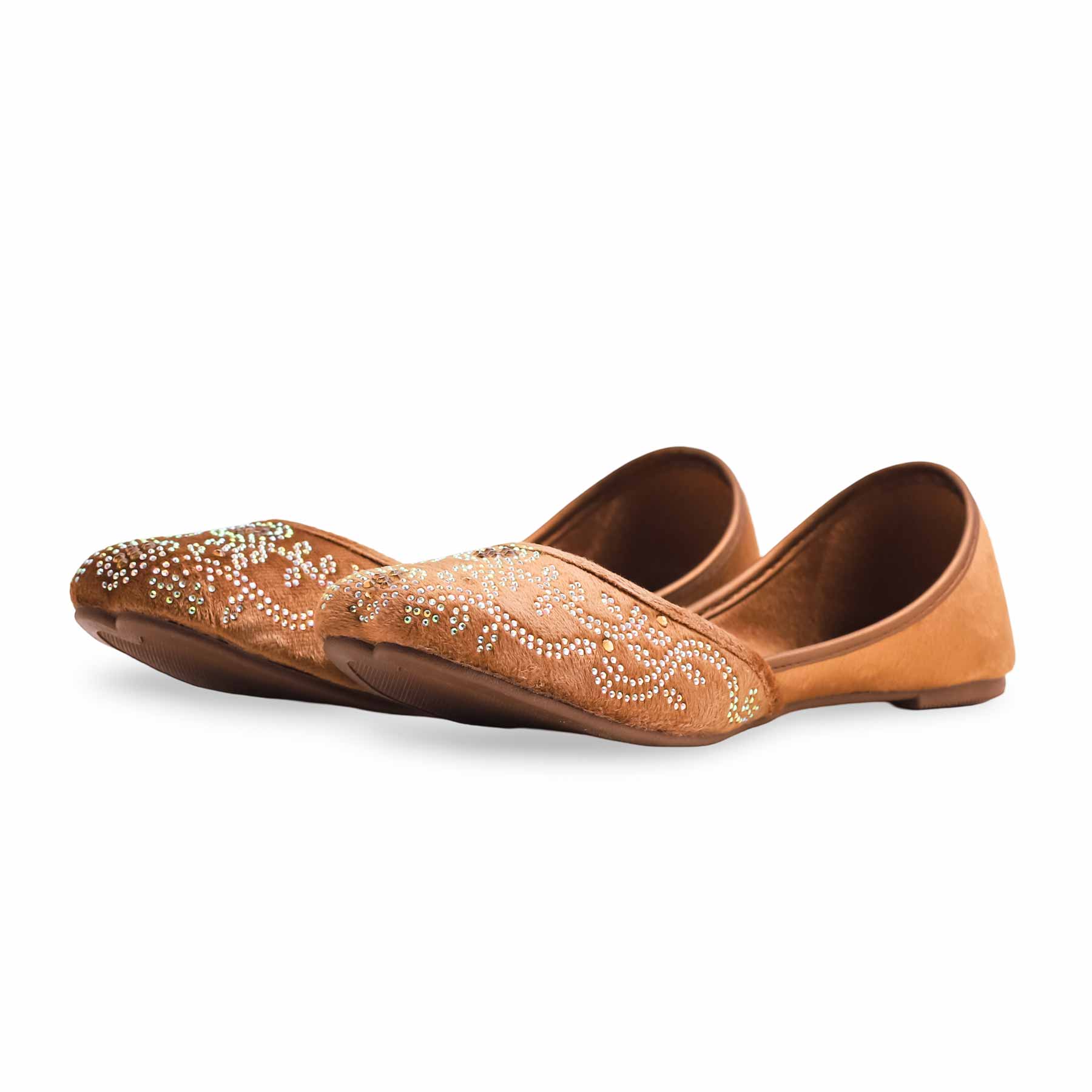 Brown Fancy Khussa EC8505 - Image 3