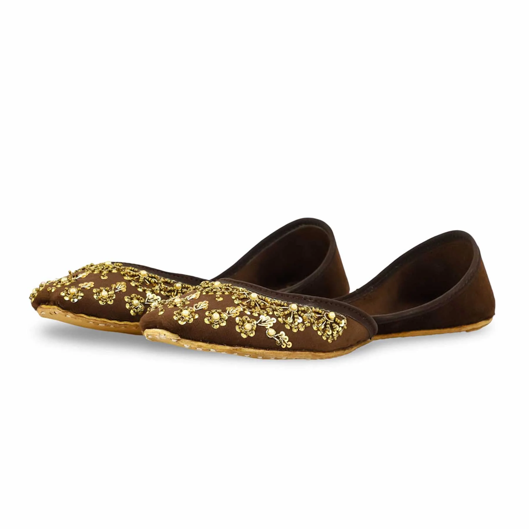 Brown Fancy Khussa EC8534 - Image 3