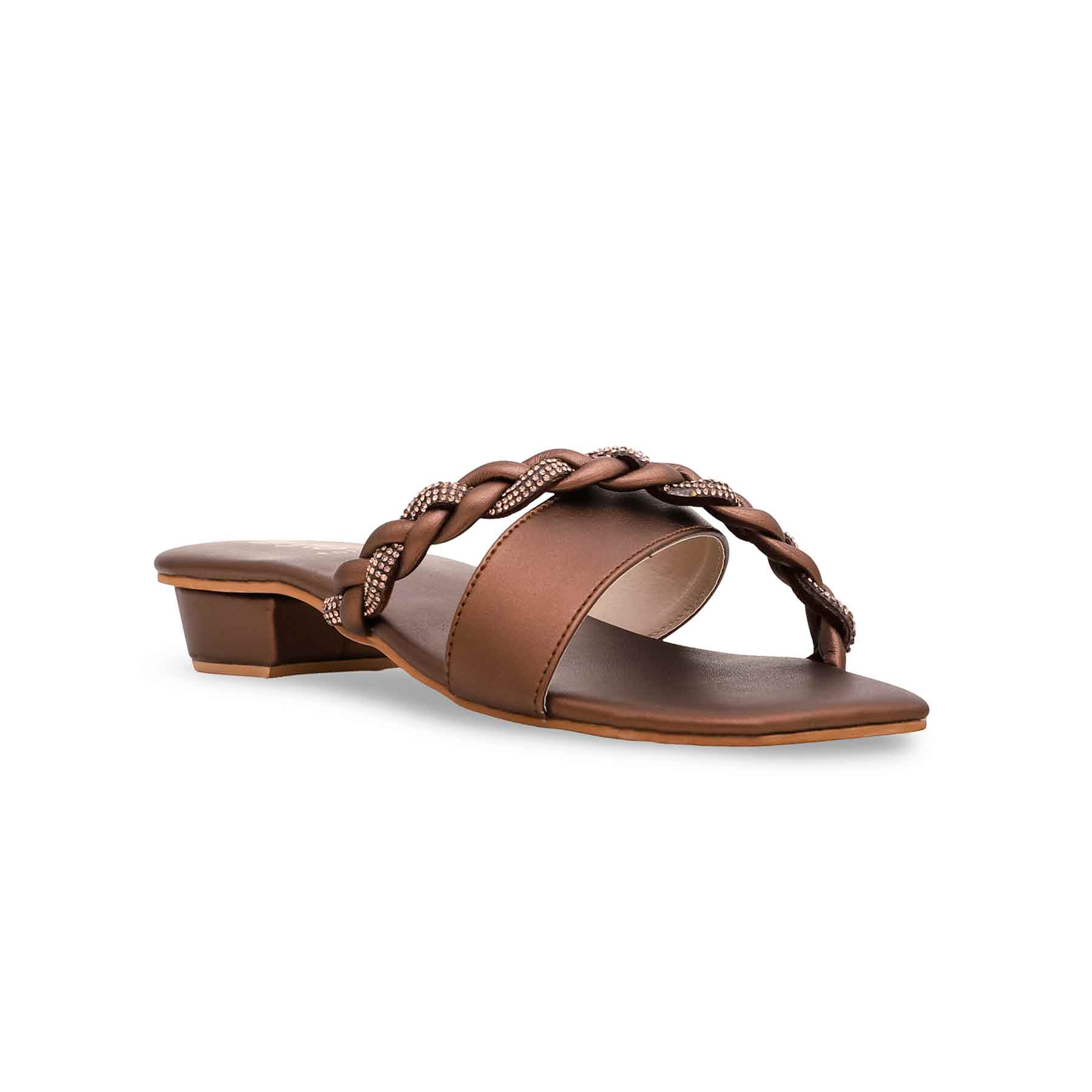Brown Fancy Slipper FN7679 - Image 2