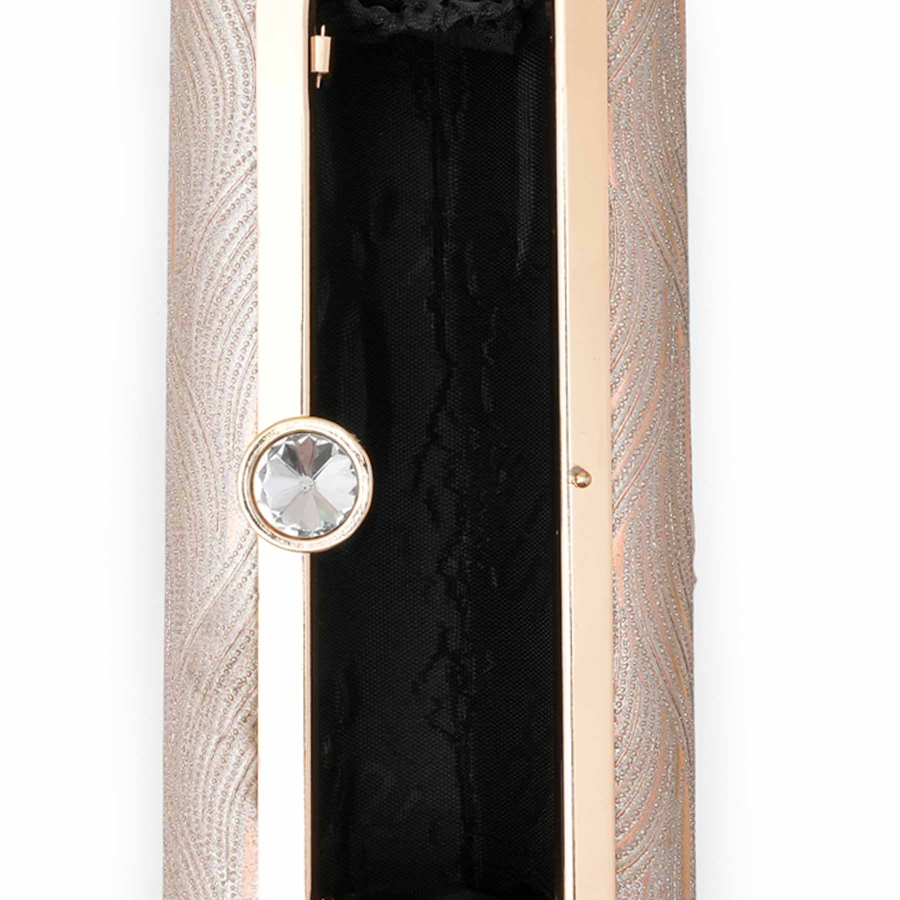 Brown Formal Clutch For Ladies P15701 - Image 5