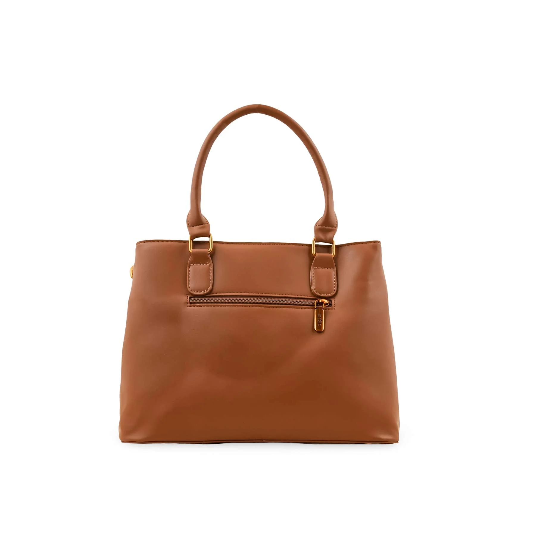 Brown Formal Hand Bag For Ladies P36153 - Image 4