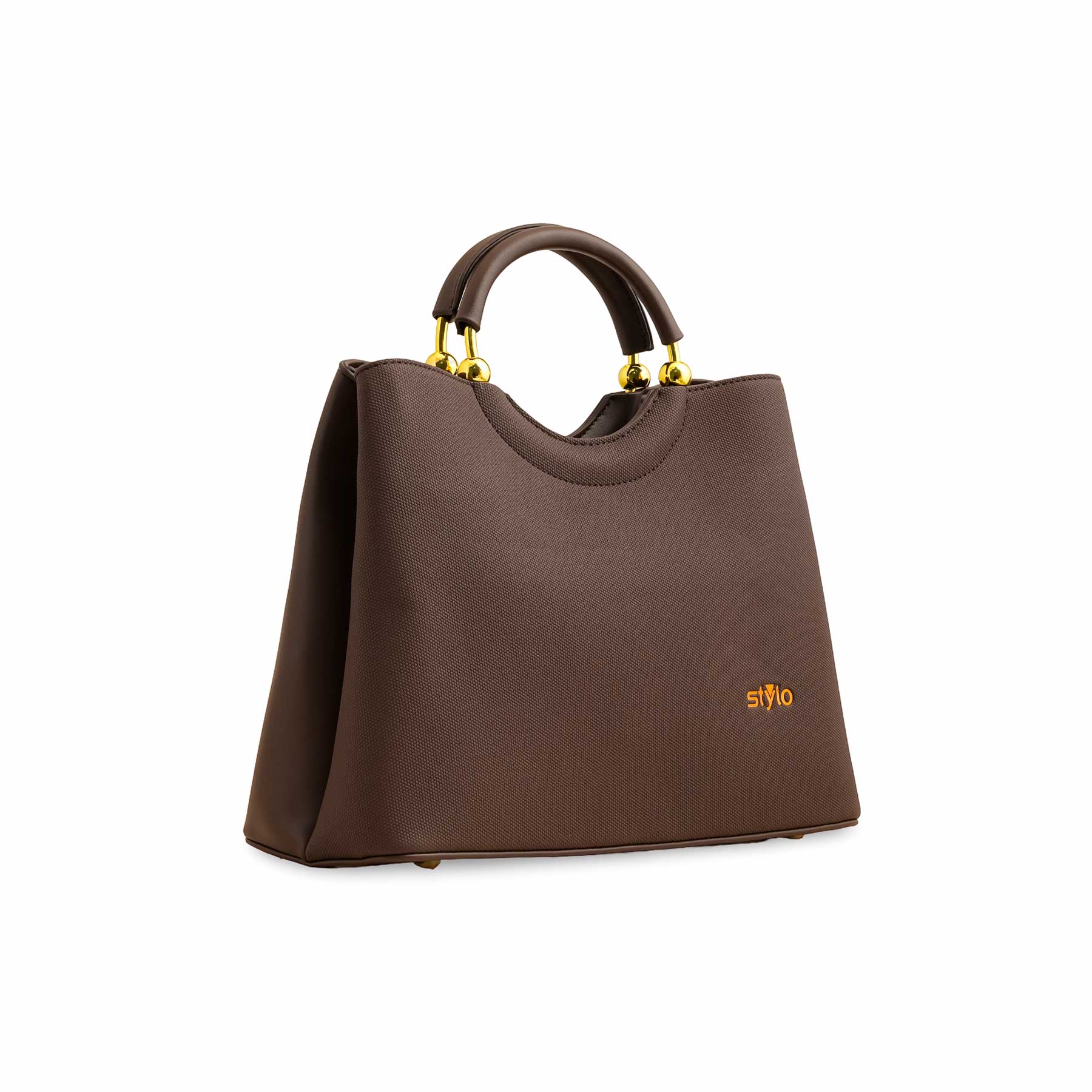 Brown Formal Hand Bag For Ladies P36370 - Image 3