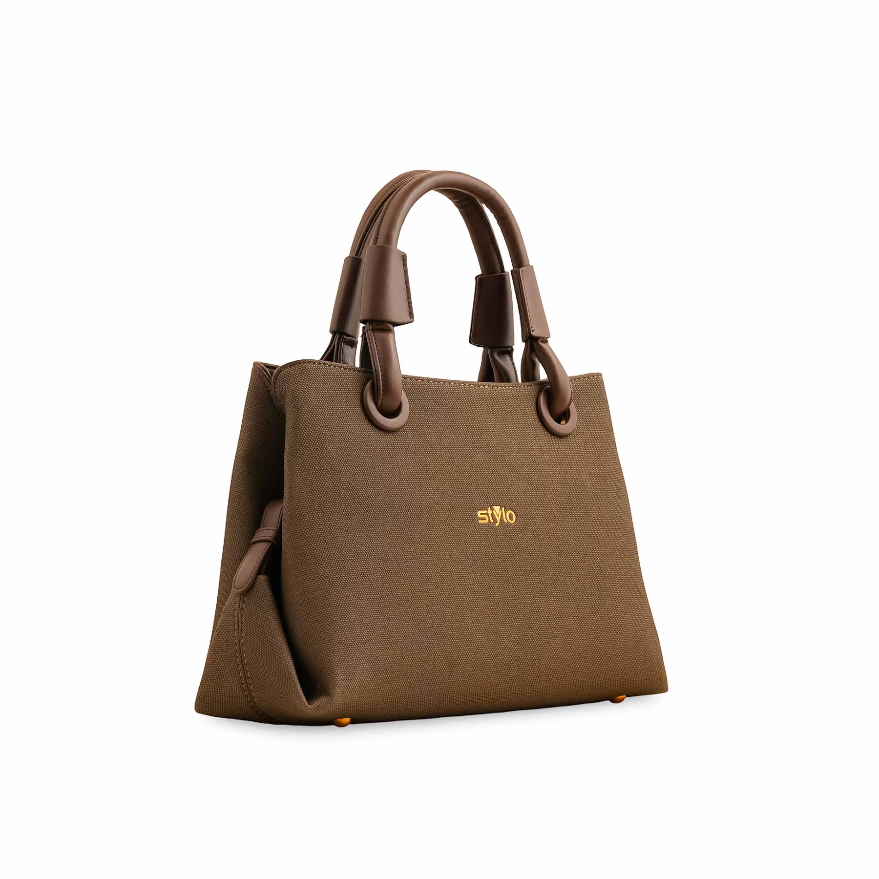 Brown Formal Hand Bag For Ladies P36372 - Image 2