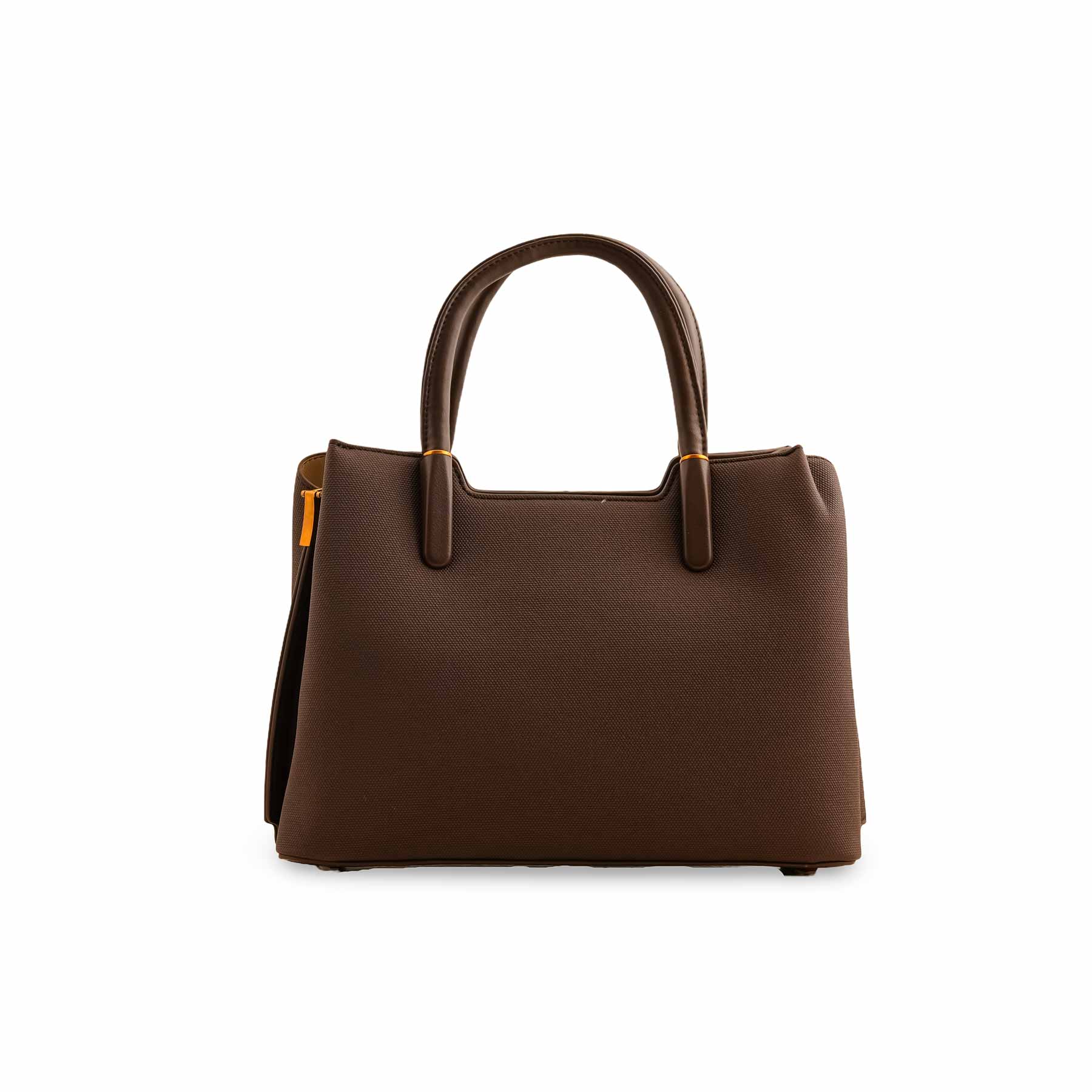 Brown Formal Hand Bag For Ladies P36378 - Image 4