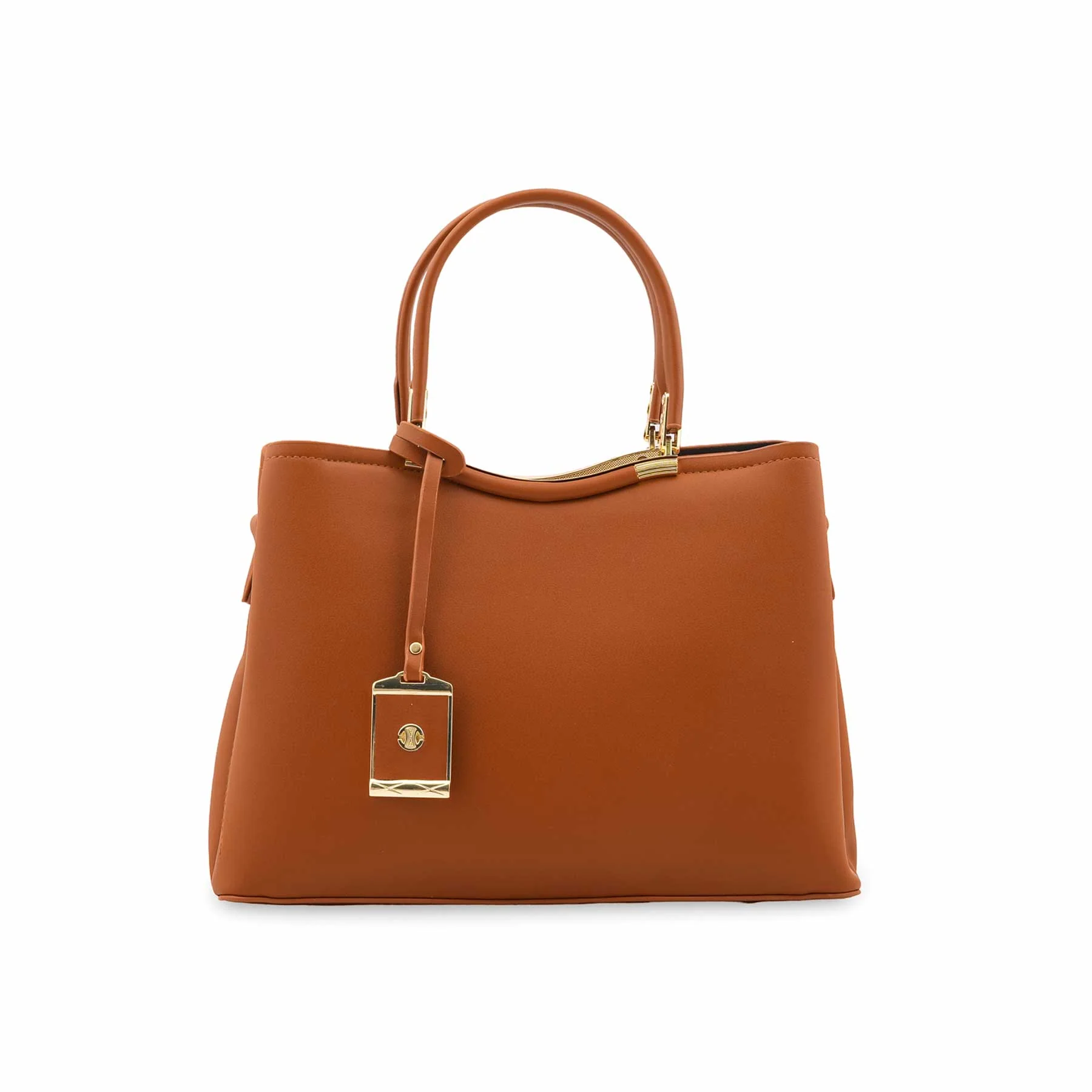 Brown Formal Hand Bag For Ladies P36444 - Image 2