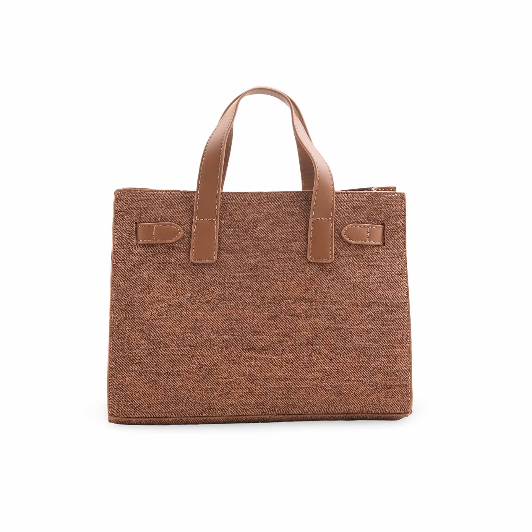 Brown Formal Hand Bag For Ladies P36461 - Image 4
