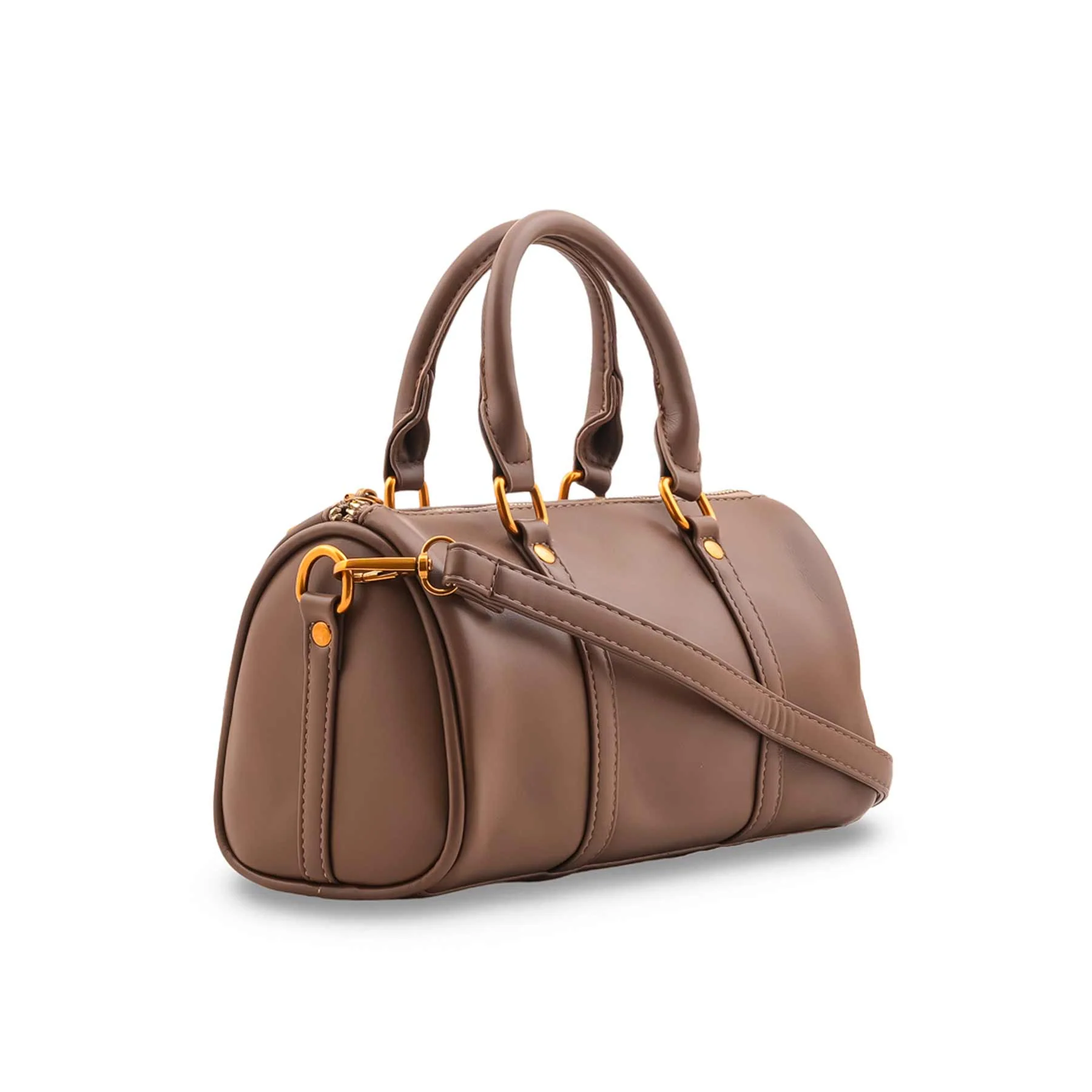 Brown Formal Hand Bag For Ladies P36478 - Image 3