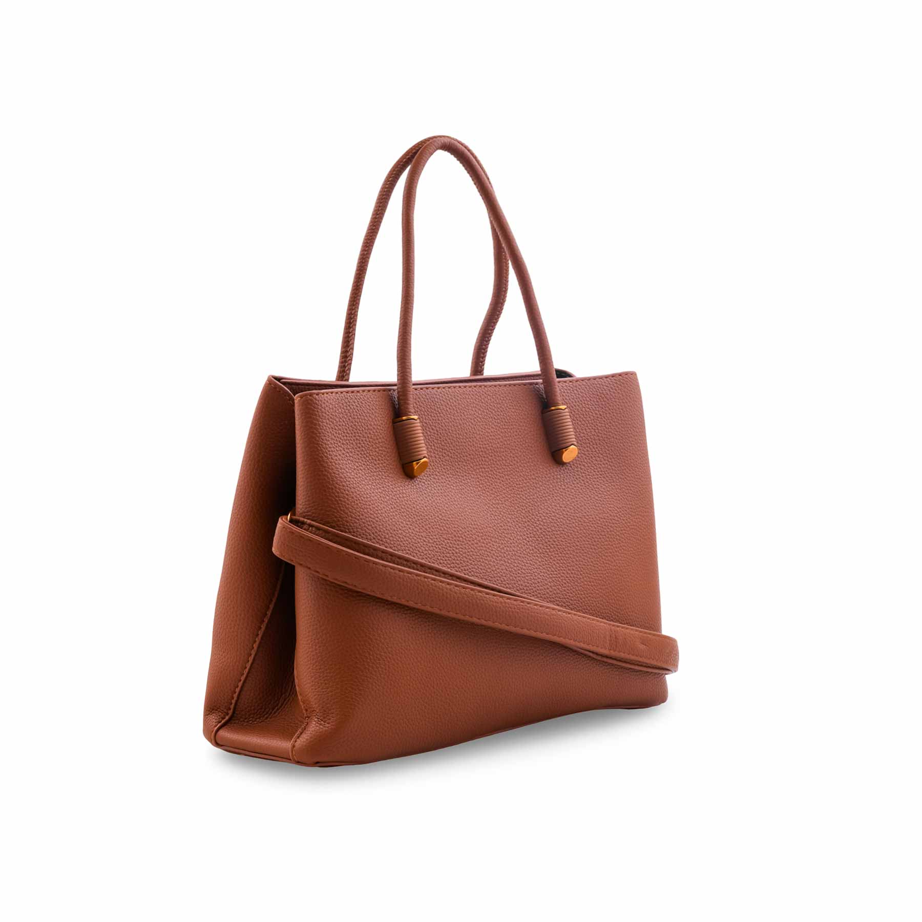 Brown Formal Hand Bag For Ladies P36591 - Image 3
