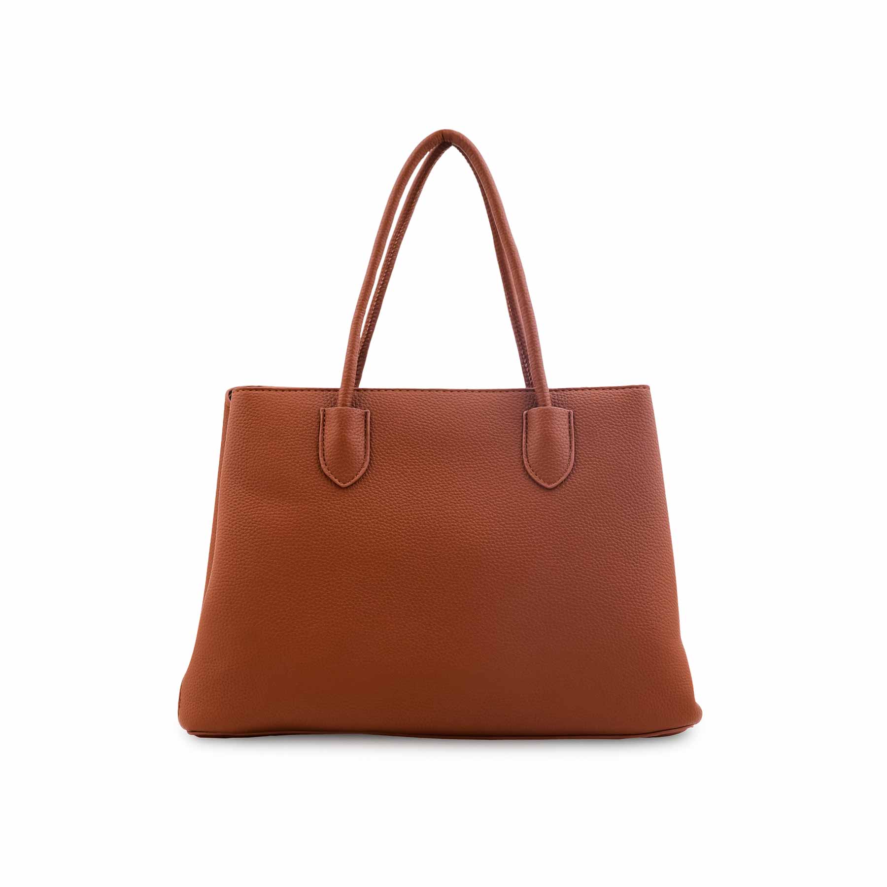 Brown Formal Hand Bag For Ladies P36591 - Image 4