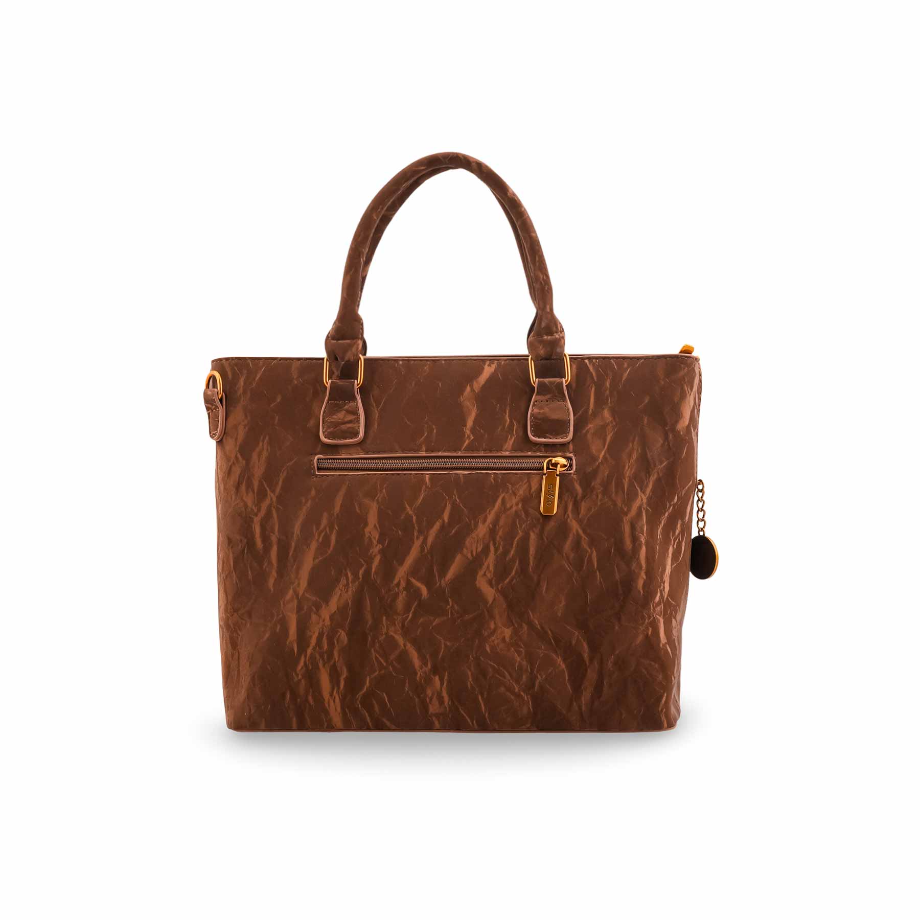 Brown Formal Hand Bag For Ladies P36604 - Image 4