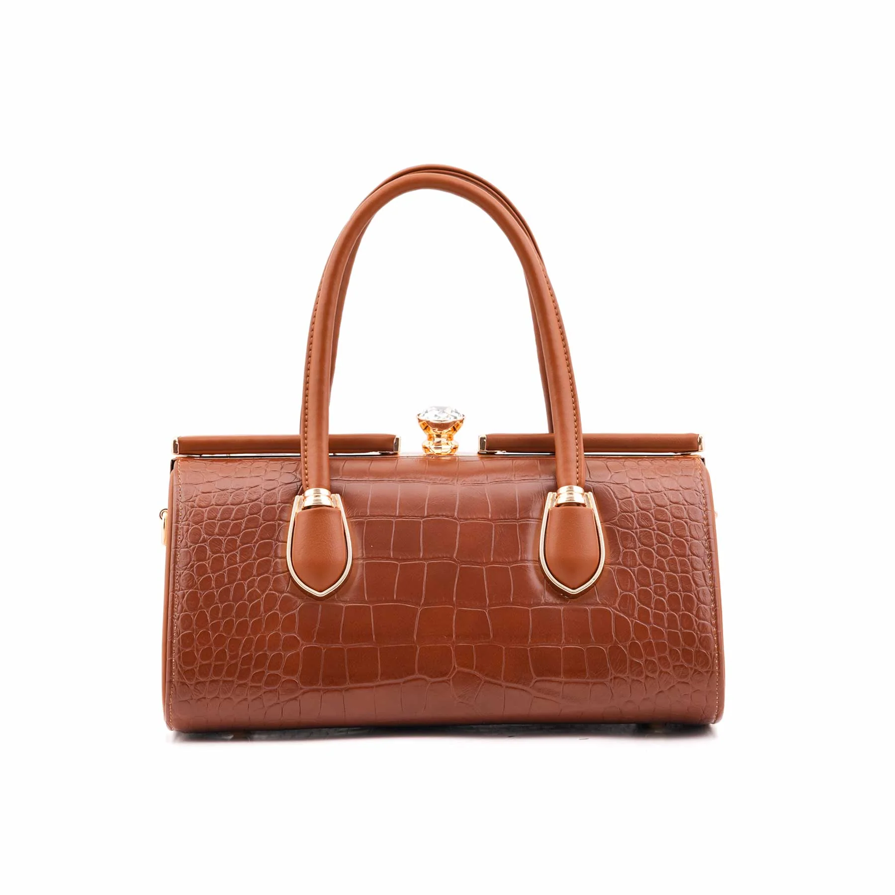 Brown Formal Hand Bag For Women P36464 - Image 2
