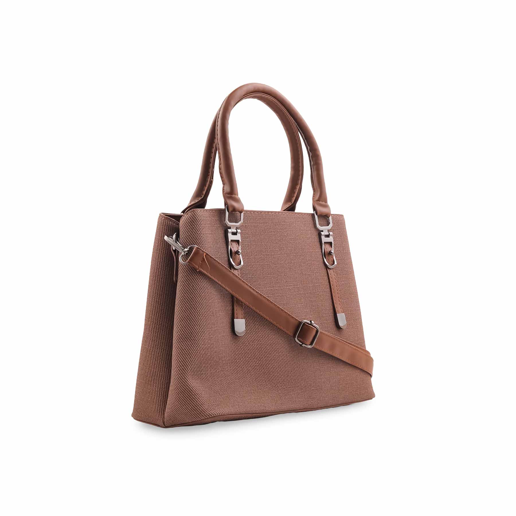 Brown Formal Hand Bag For Women P36535 - Image 3