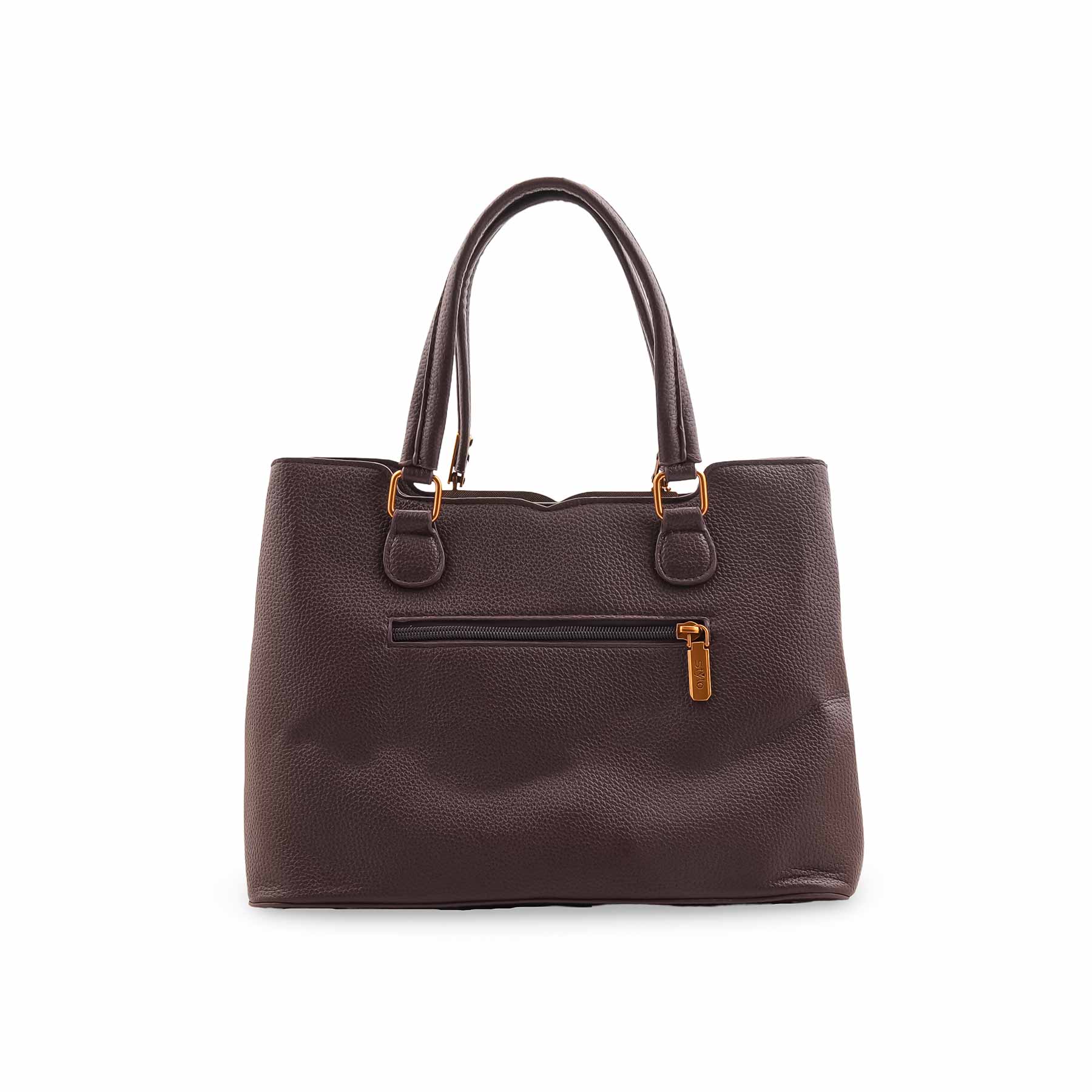 Brown Formal Hand Bag For Women P36596 - Image 4