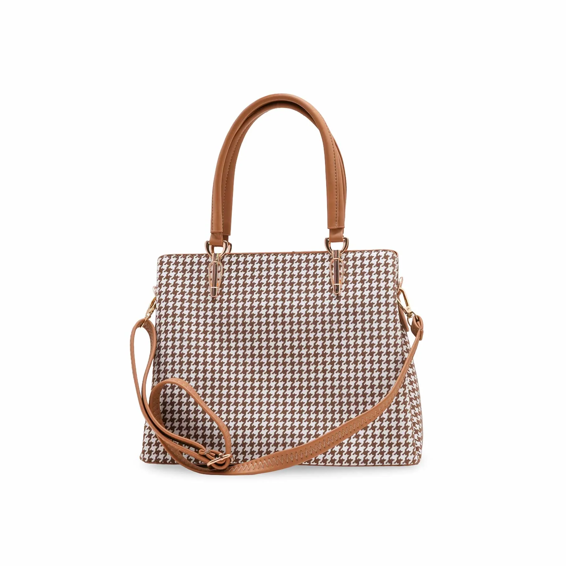 Brown Formal Hand Bag For Women P55843 - Image 2