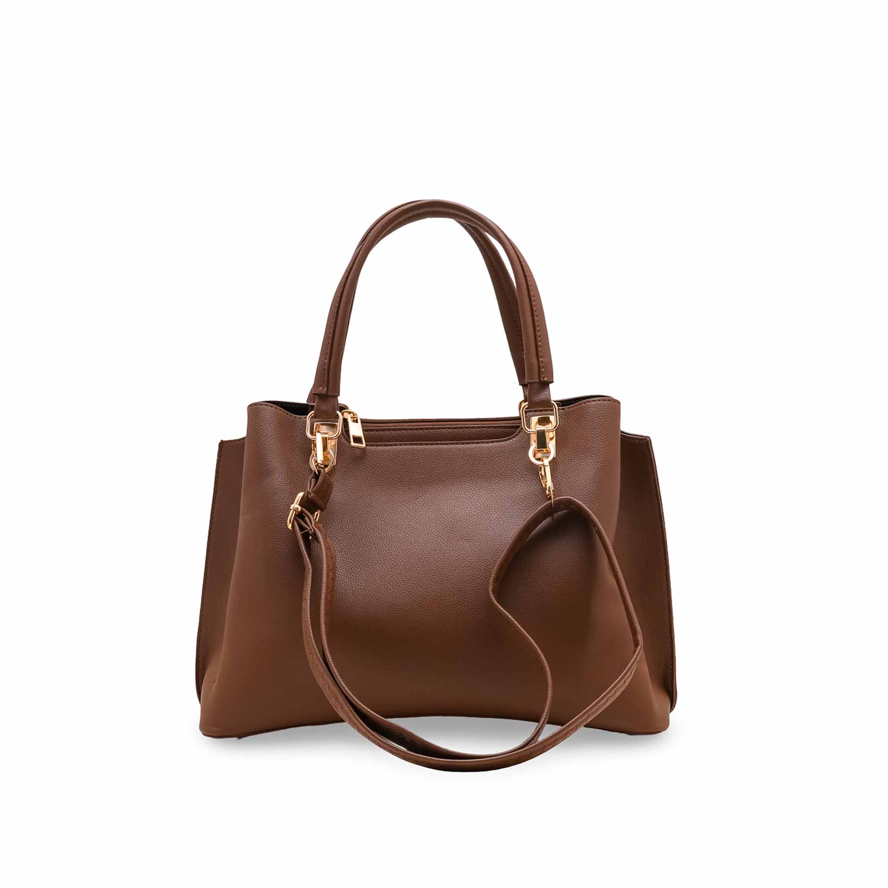 Brown Formal Hand Bag For Women P55847 - Image 2
