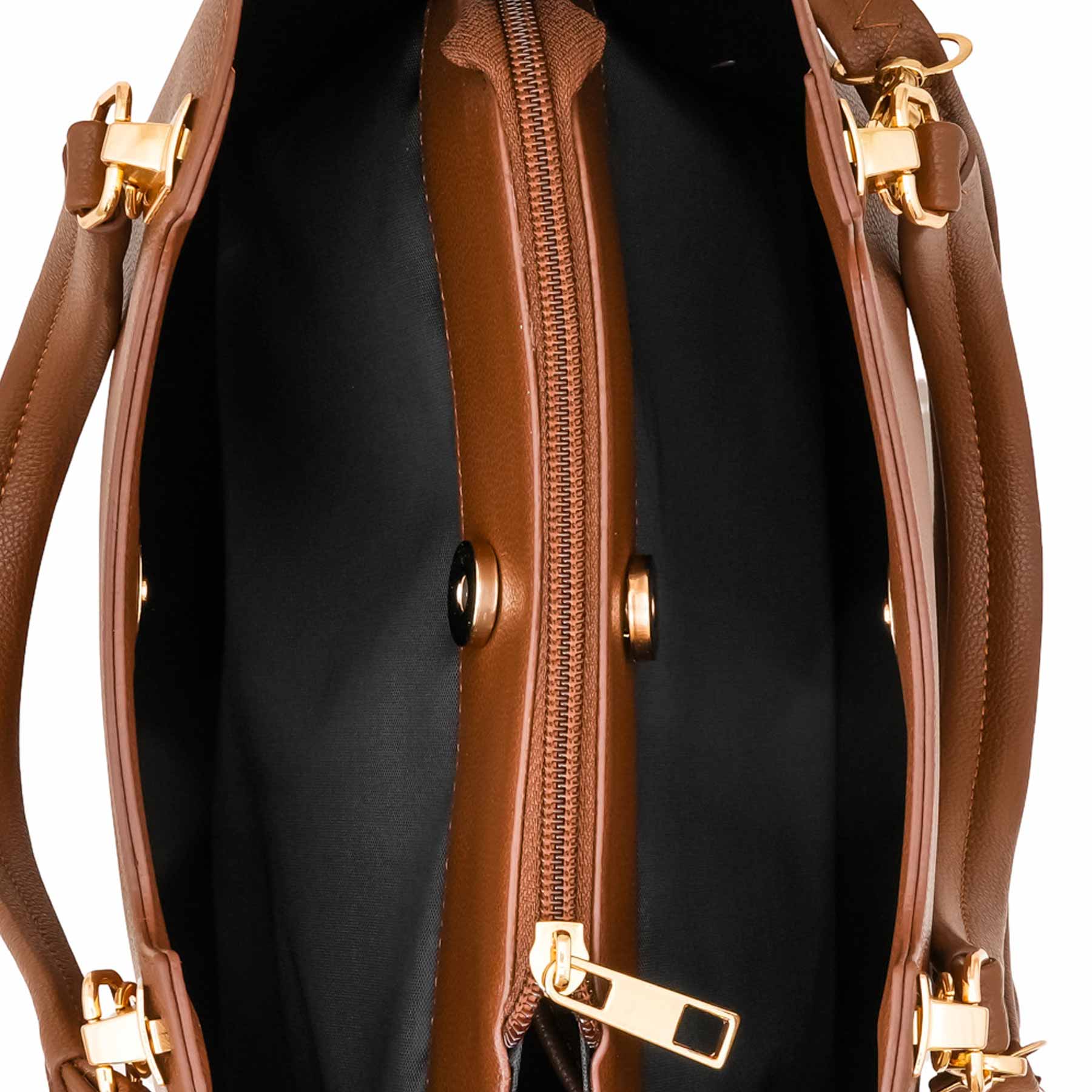 Brown Formal Hand Bag For Women P55847 - Image 5