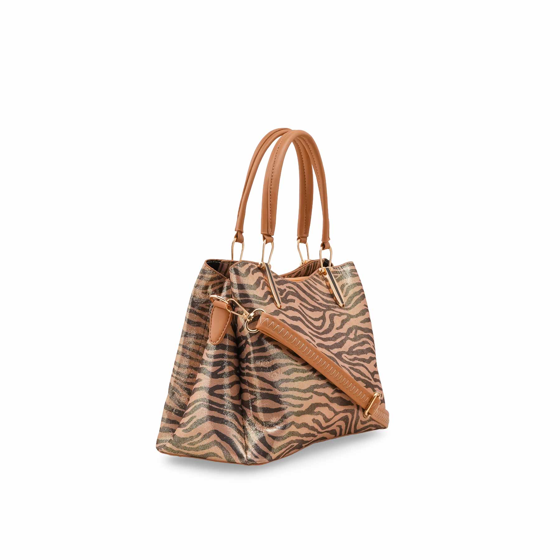 Brown Formal Hand Bag For Women P55849 - Image 3