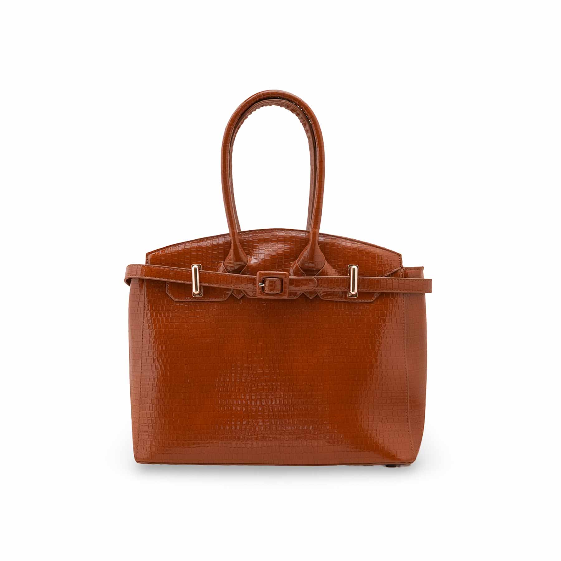 Brown Formal Hand Bag For Women P55876 - Image 2