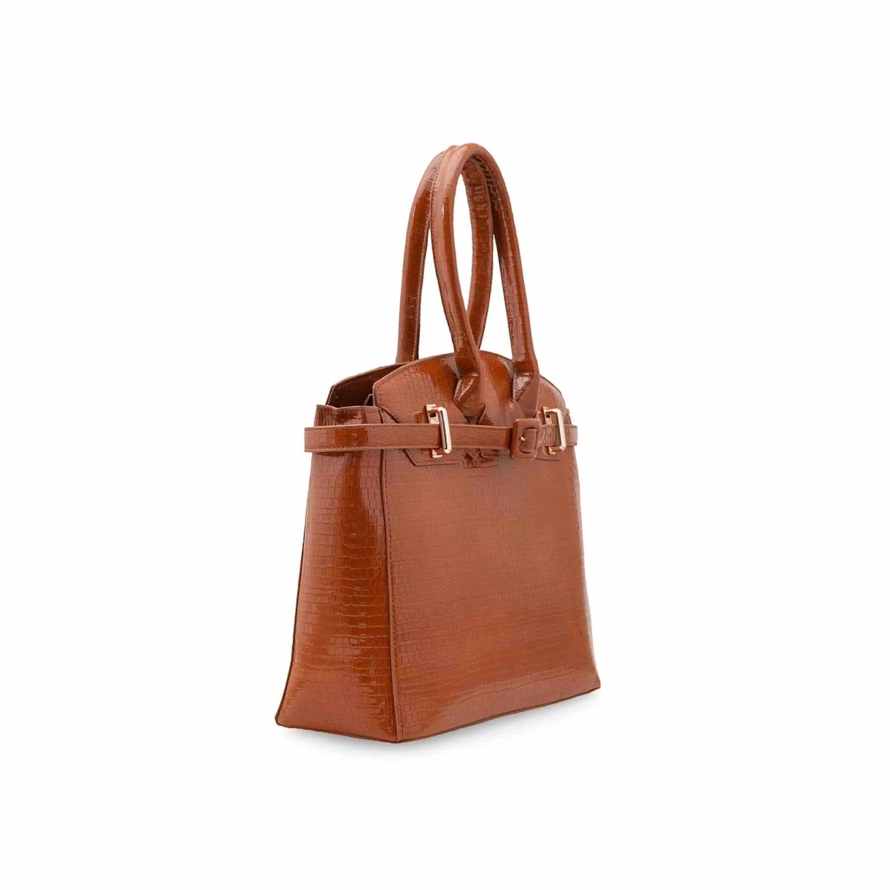 Brown Formal Hand Bag For Women P55876 - Image 3