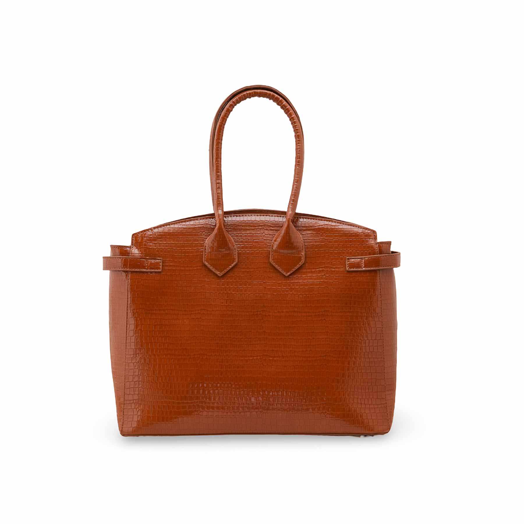 Brown Formal Hand Bag For Women P55876 - Image 4