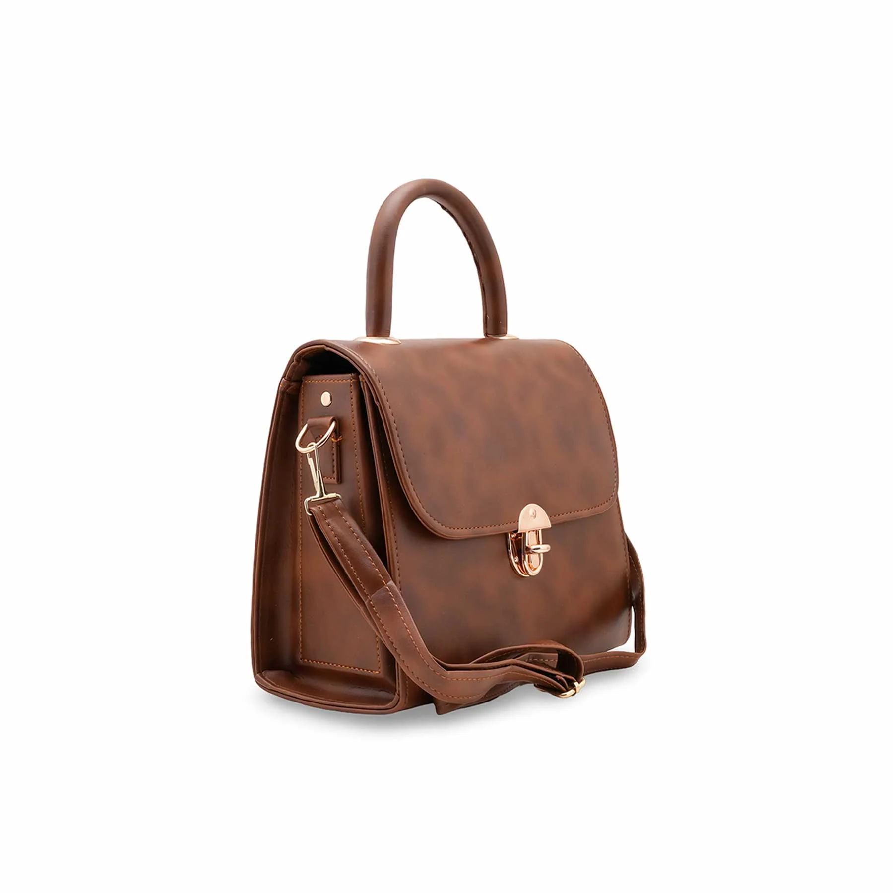Brown Formal Hand Bag For Women P56242 - Image 3