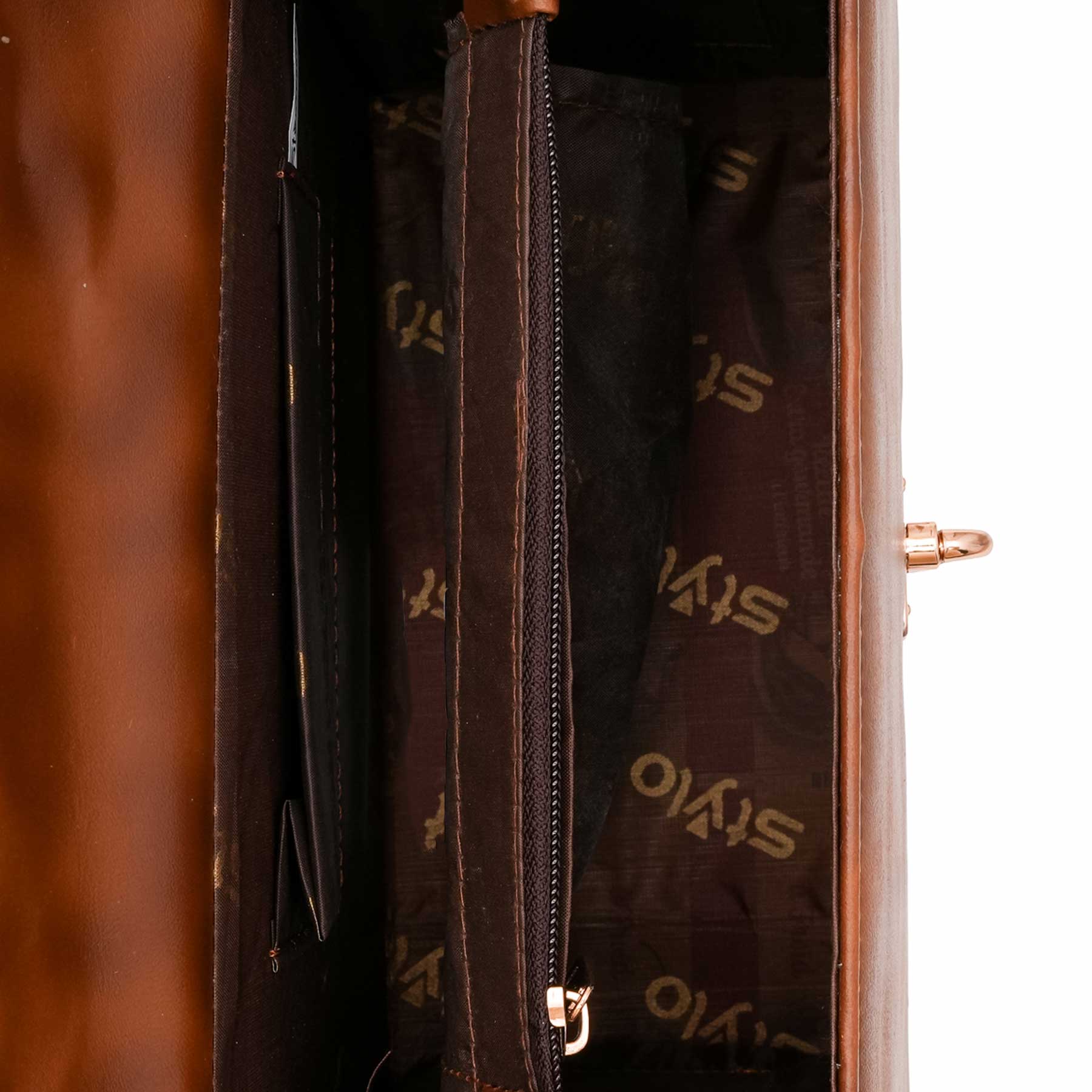 Brown Formal Hand Bag For Women P56242 - Image 5