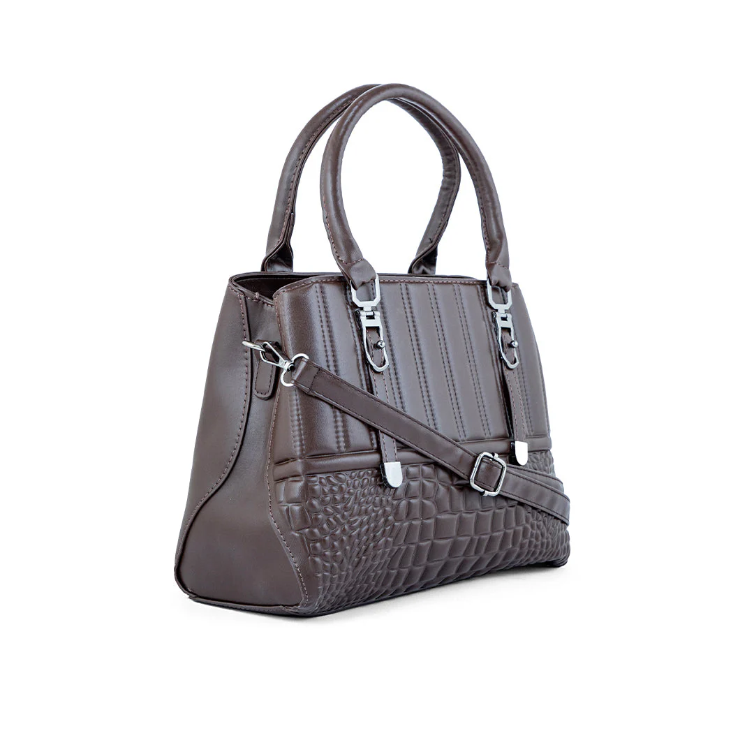 Brown Formal Hand Bag P36244 - Image 2