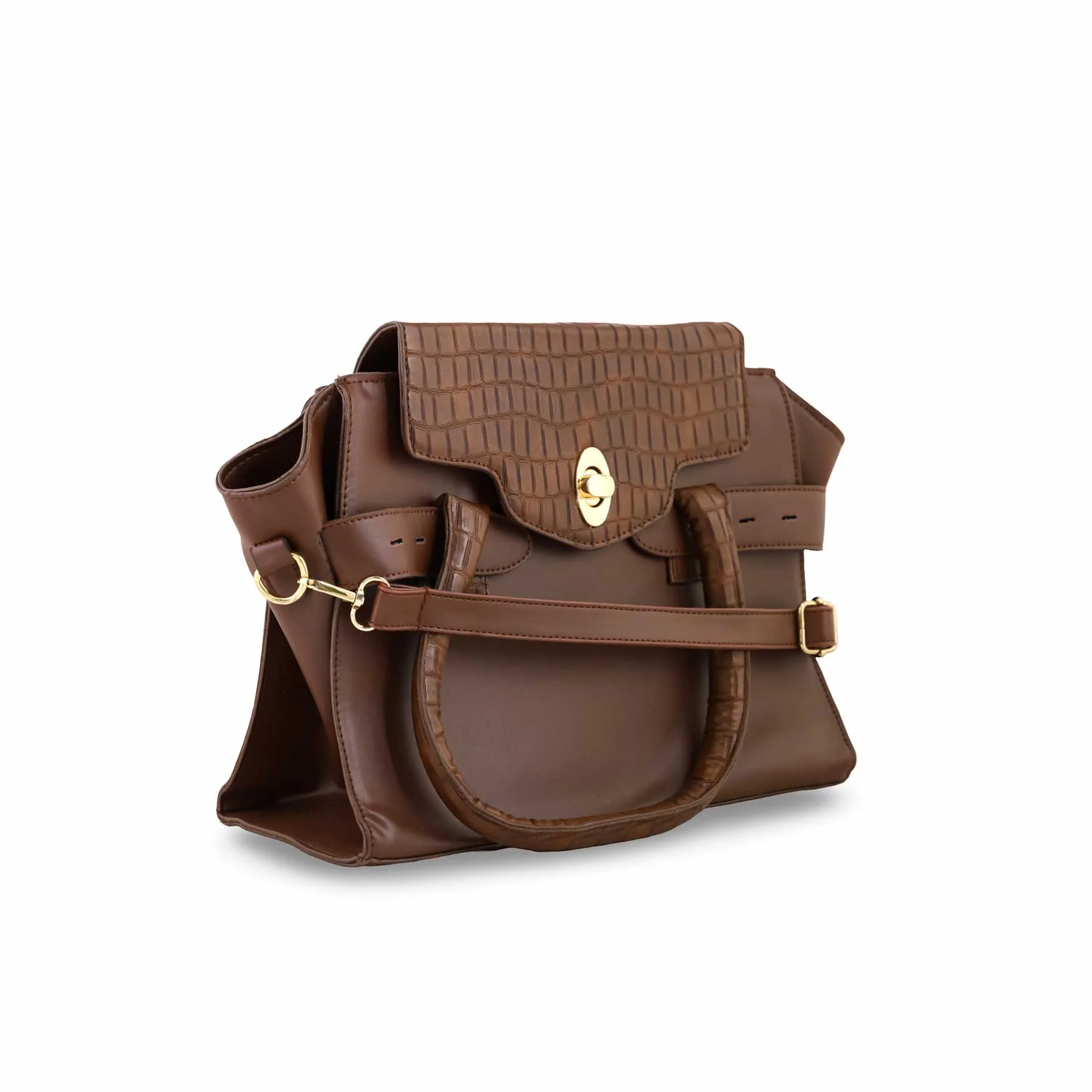 Brown Formal Hand Bag P54356 - Image 2