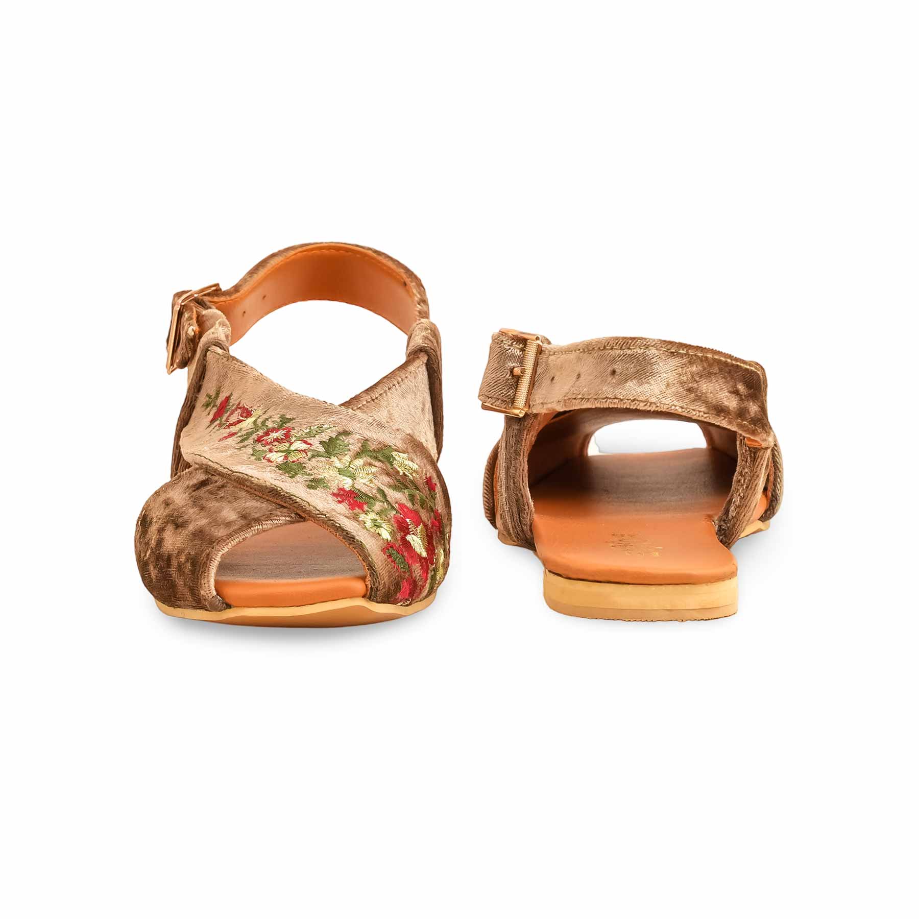 Brown Formal Peshawari Chappal EC3183 - Image 4