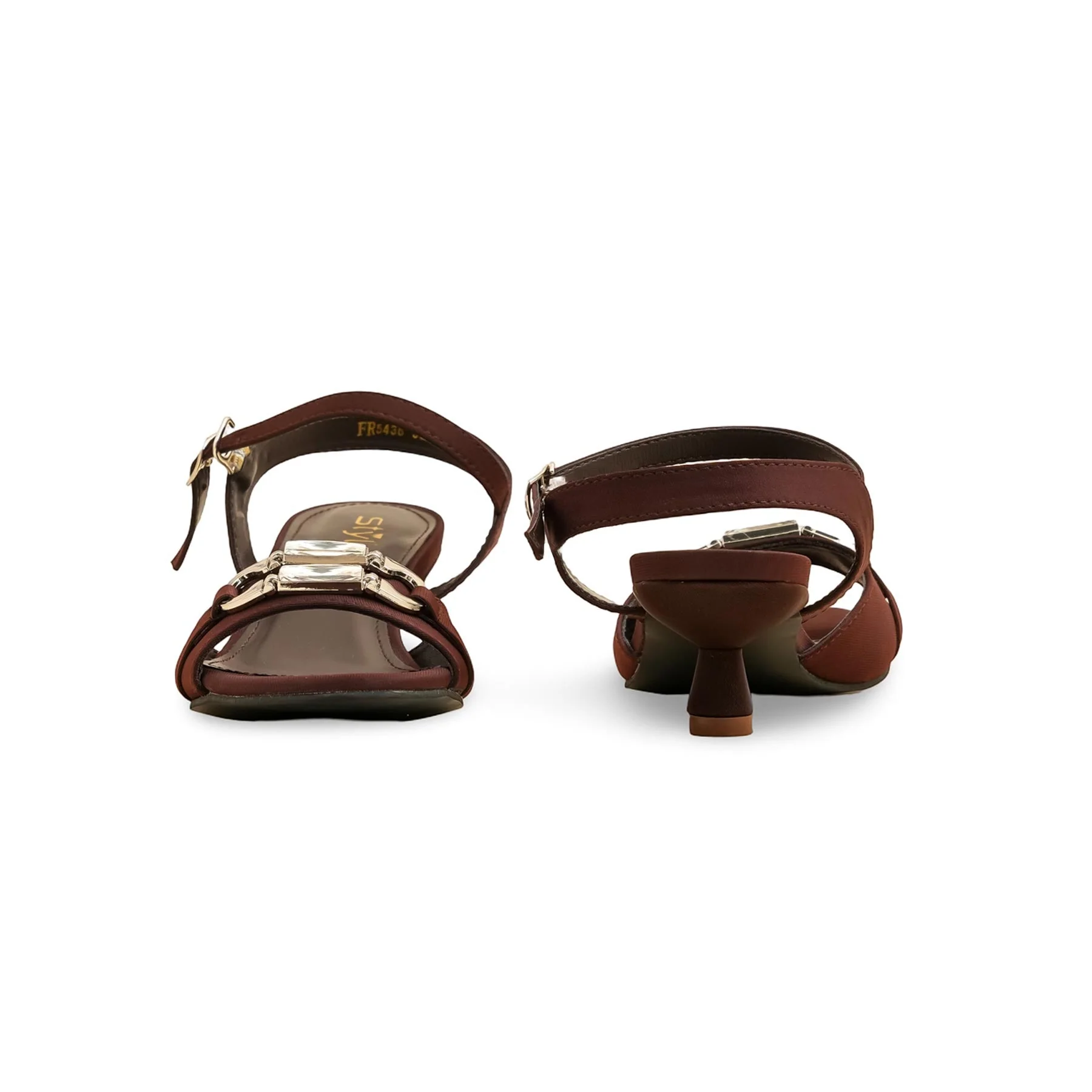 Brown Formal Sandal For Women FR5436 - Image 4