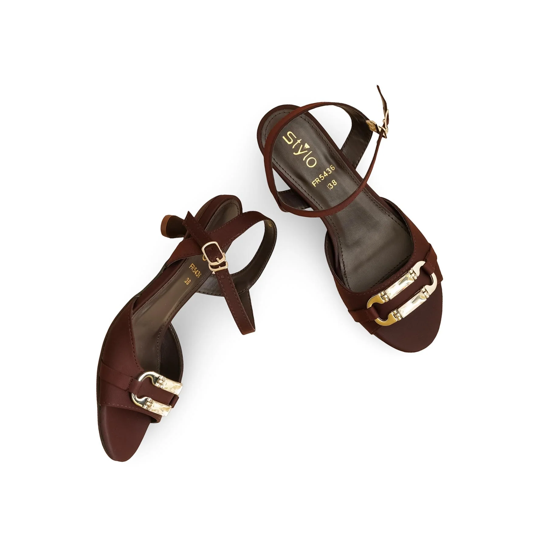 Brown Formal Sandal For Women FR5436 - Image 5