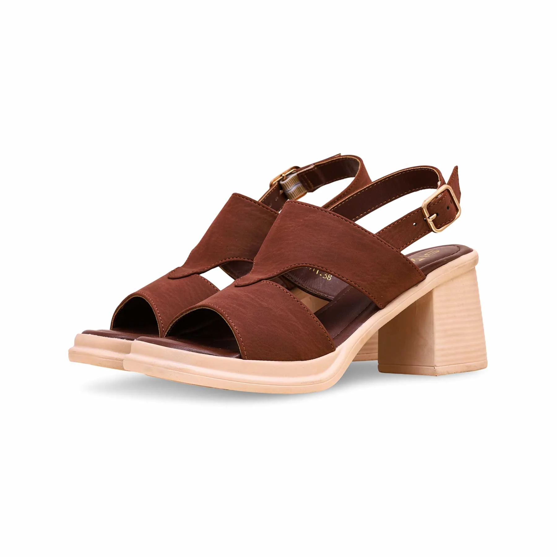 Brown Formal Sandal PU0411 - Image 2