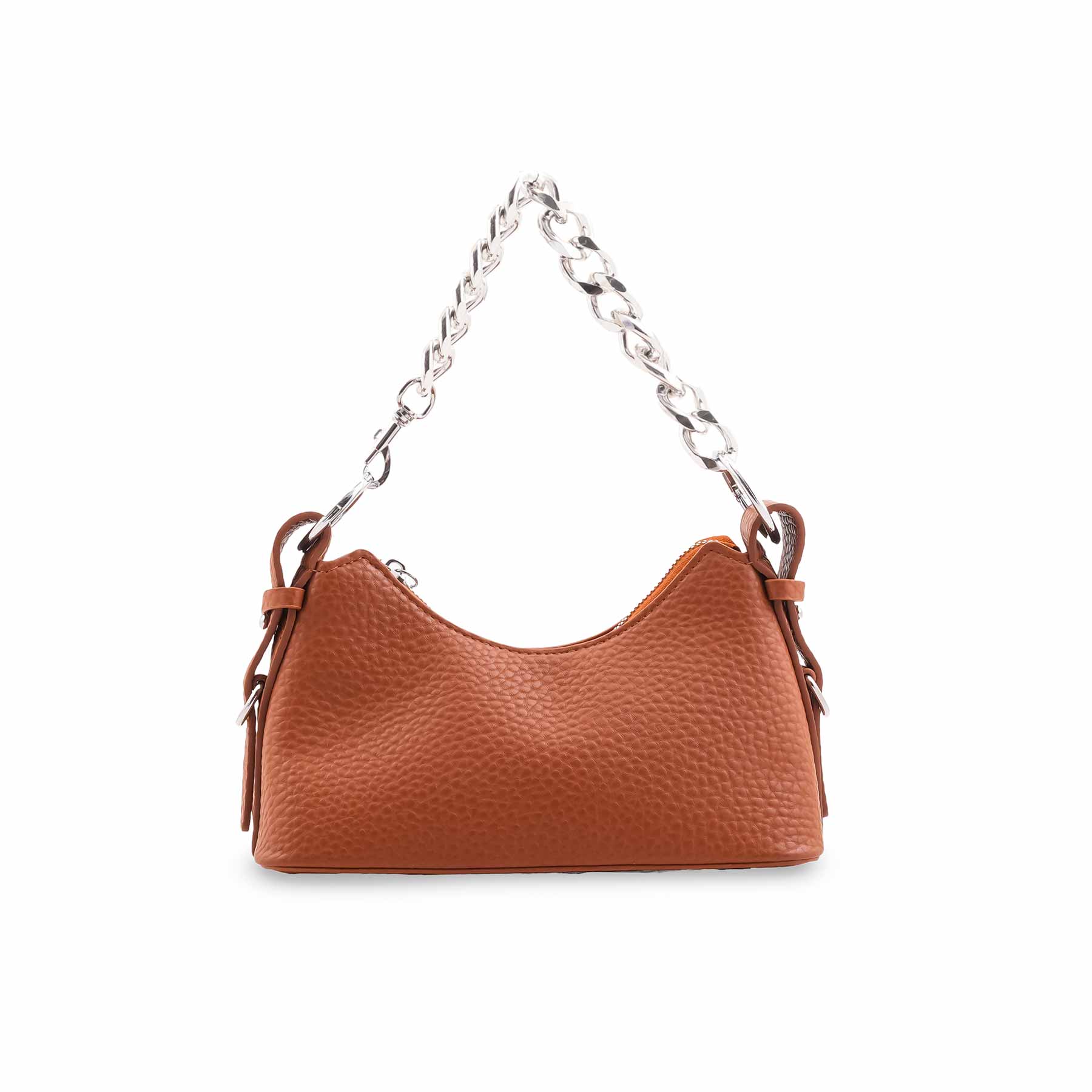 Brown Formal Shoulder Bag For Ladies P36422 - Image 4