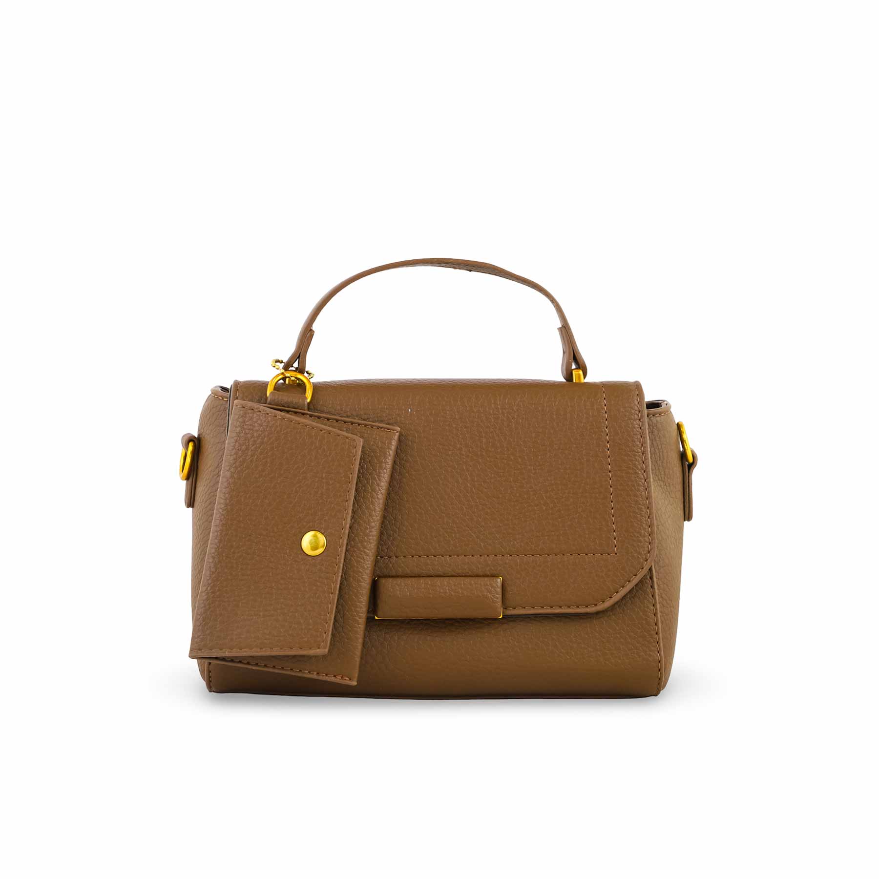 Brown Formal Shoulder Bag For Women P36144 - Image 2