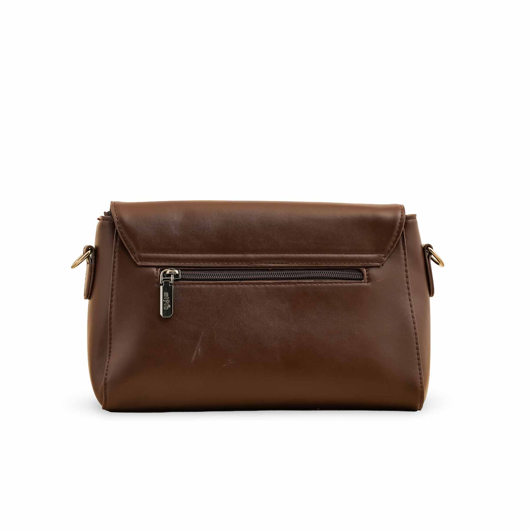 Brown Formal Shoulder Bag For Women P36252 - Image 3