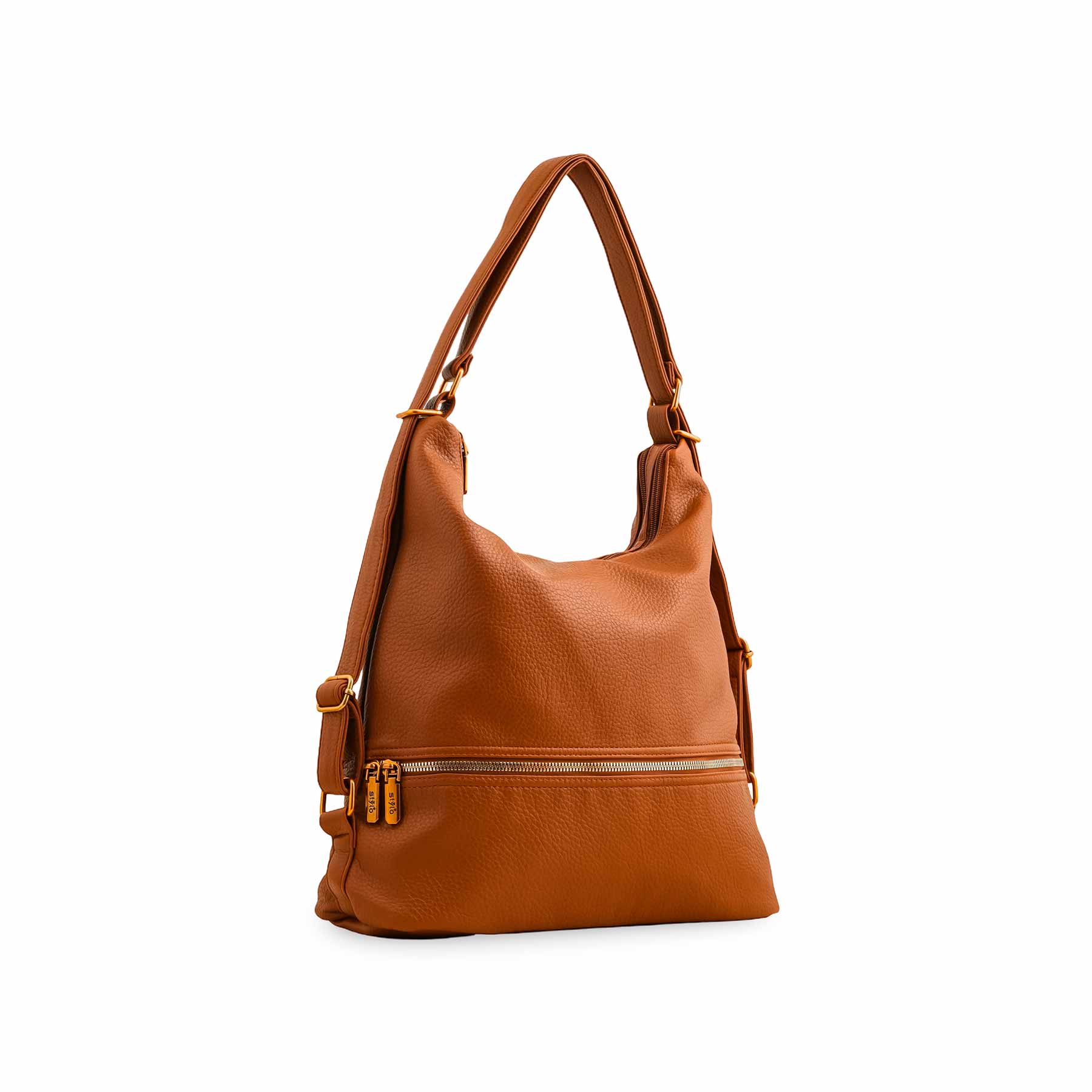 Brown Formal Shoulder Bag For Women P36356 - Image 3