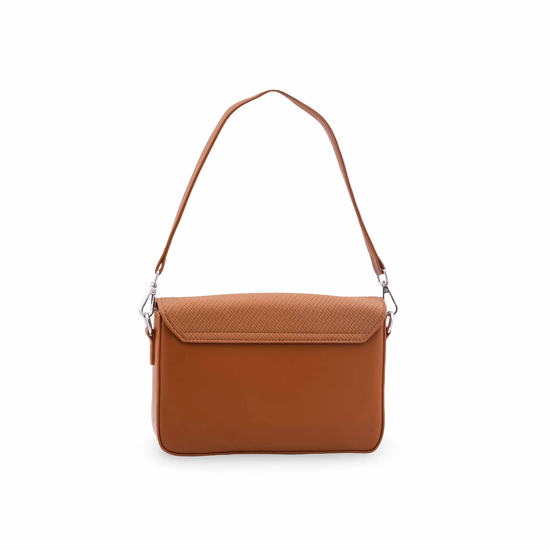 Brown Formal Shoulder Bag For Women P36552 - Image 4