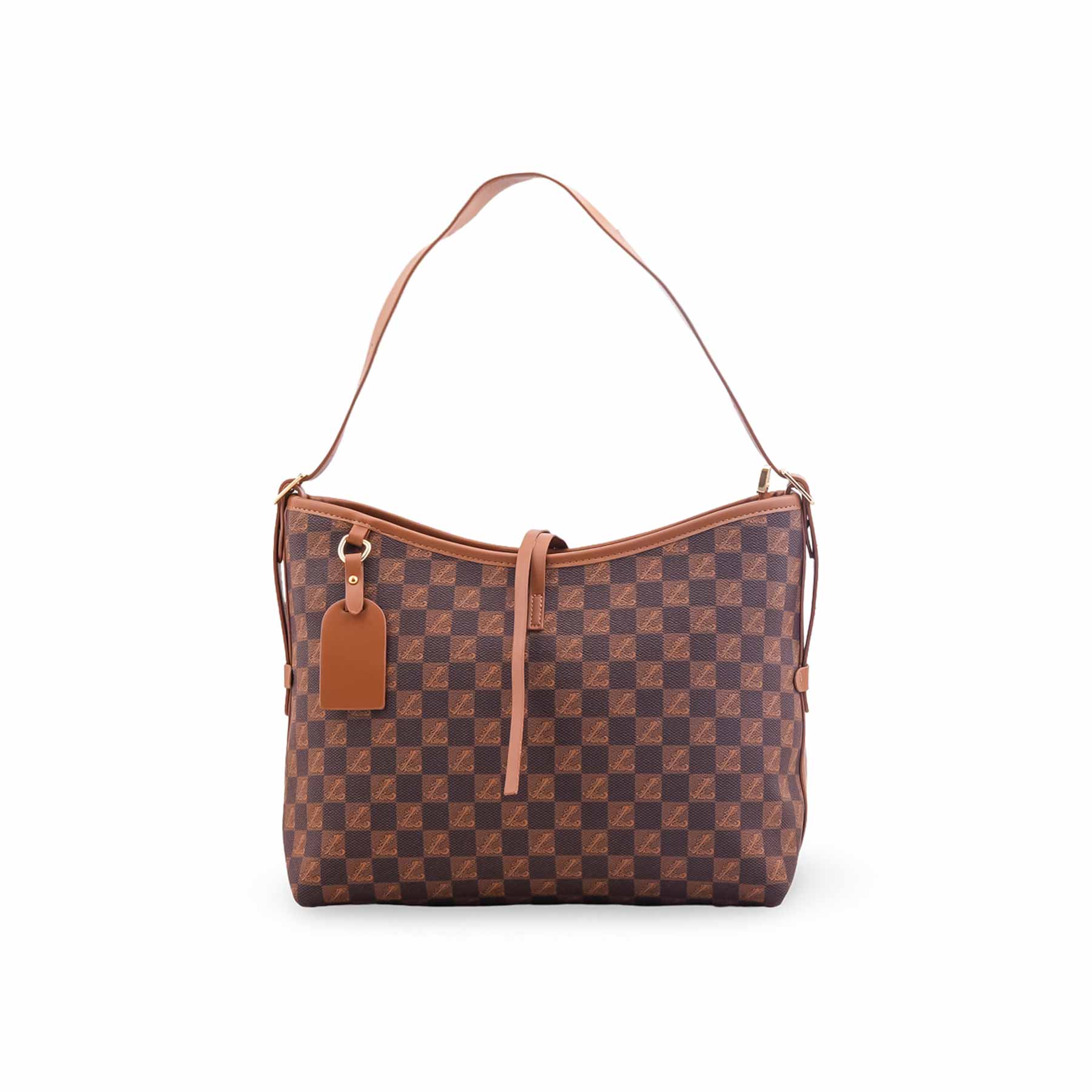 Brown Formal Shoulder Bag For Women P36639 - Image 2