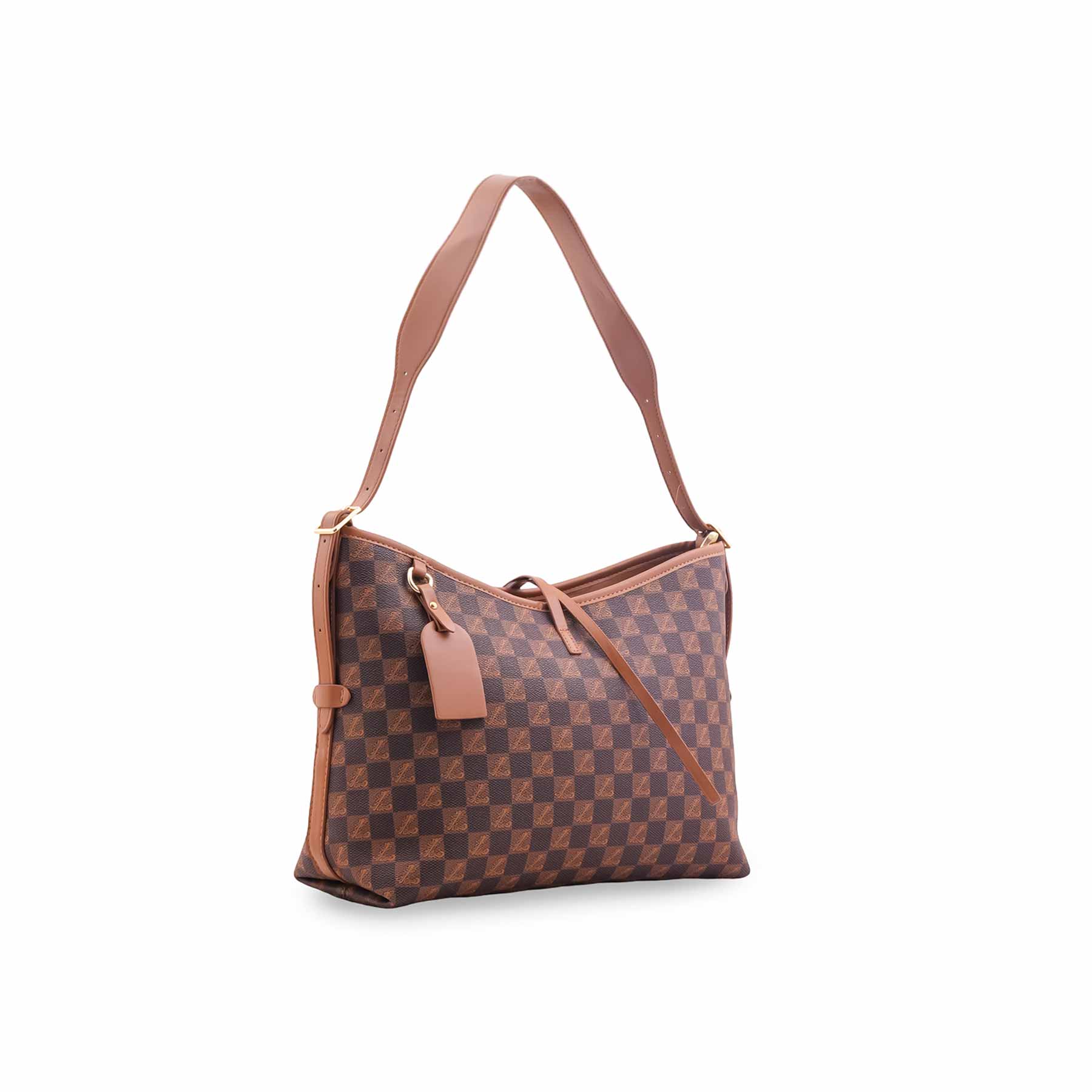 Brown Formal Shoulder Bag For Women P36639 - Image 3