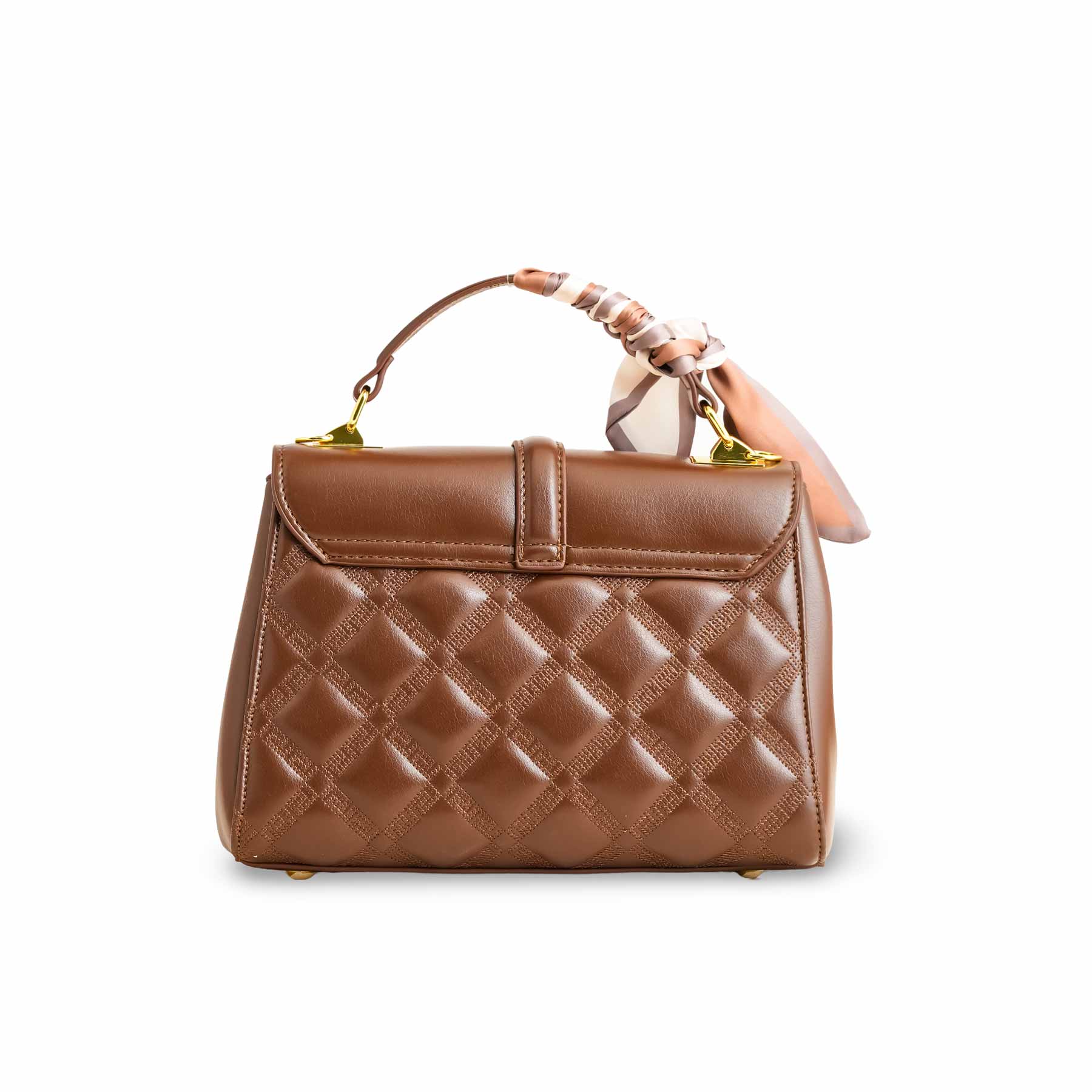 Brown Formal Shoulder Bag P36340 - Image 4